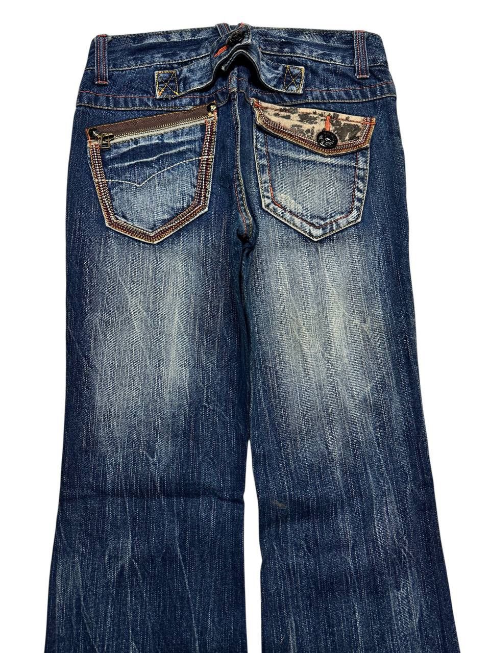 Vintage 💥Flare💥Vintage Blow By Blue Whisker Tunder Bootcut Sick Jean Size US 28 / EU 44 - 13 Thumbnail