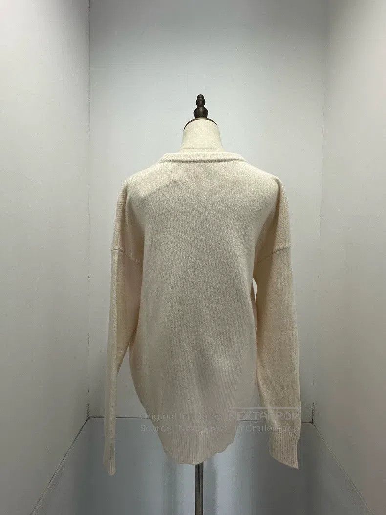 Loewe Loewe Sequined Logo Wool Sweater Size S / US 4 / IT 40 - 2 Thumbnail