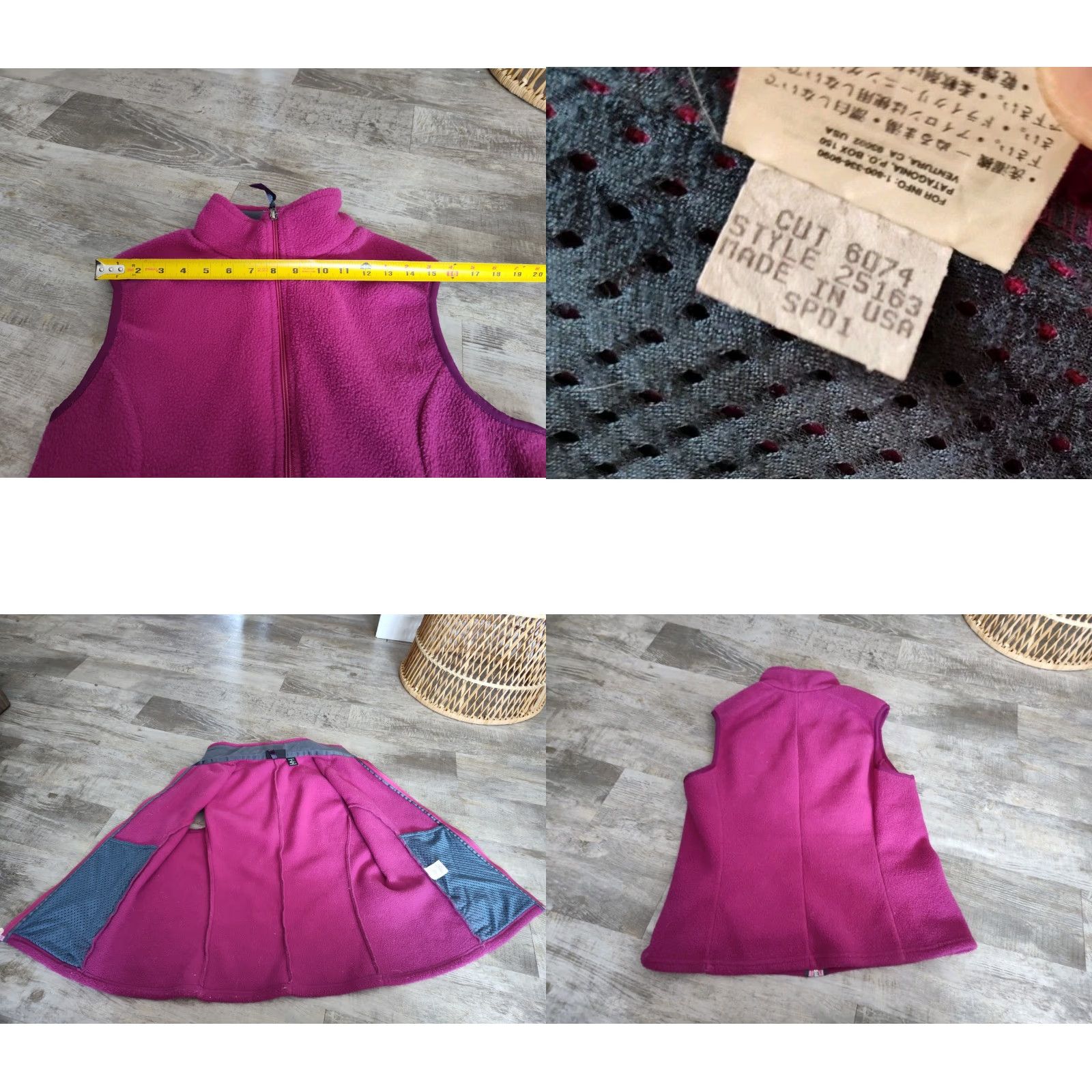 Patagonia Vintage Yes Patagonia Synchilla Women's Full Zip Fleece Vest Made In USA Size L Size L / US 10 / IT 46 - 8 Thumbnail