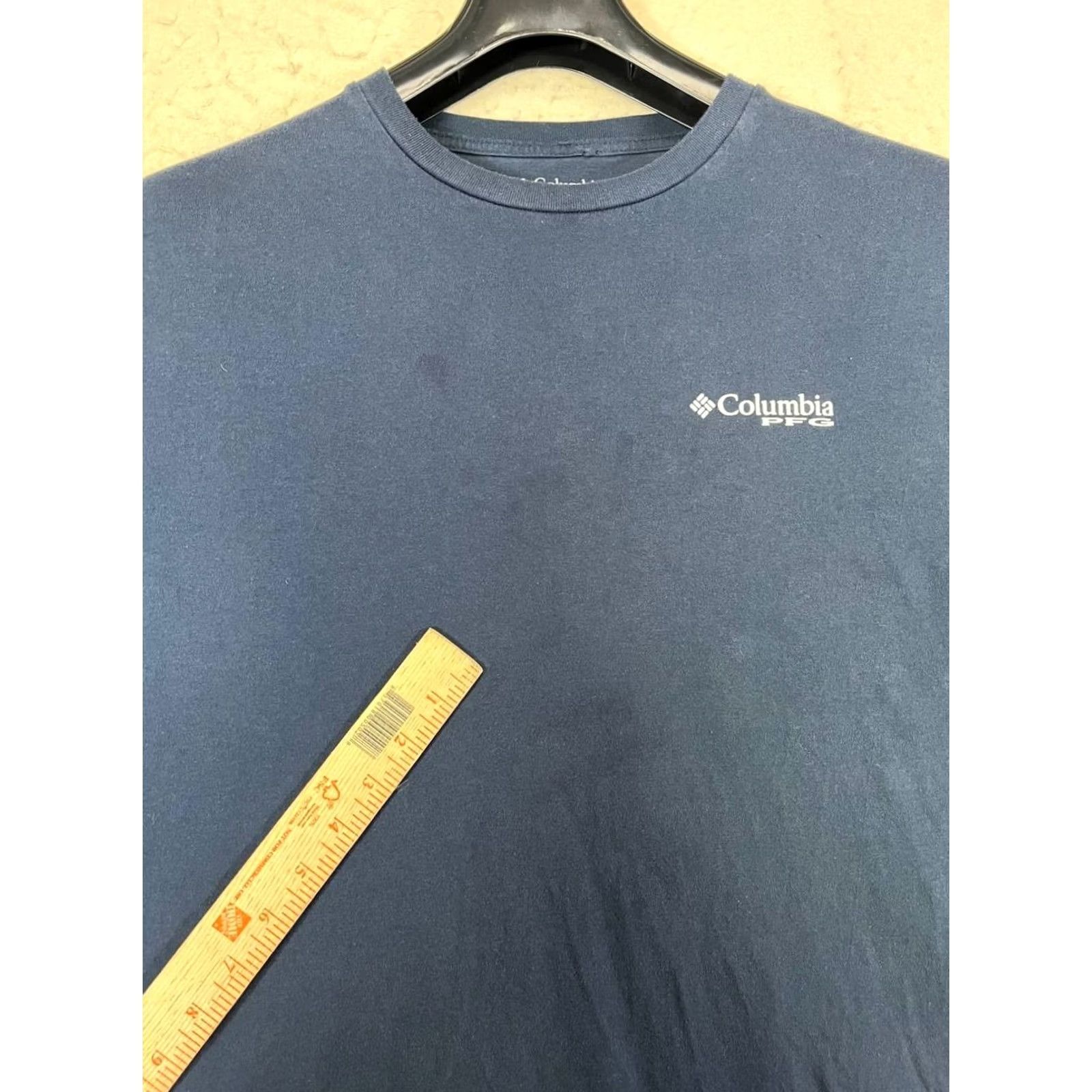Vintage Columbia PFG Shirt Mens XL Blue Short Sleeve Graphic Logo Pullover Fish Size US XL / EU 56 / 4 - 5 Thumbnail