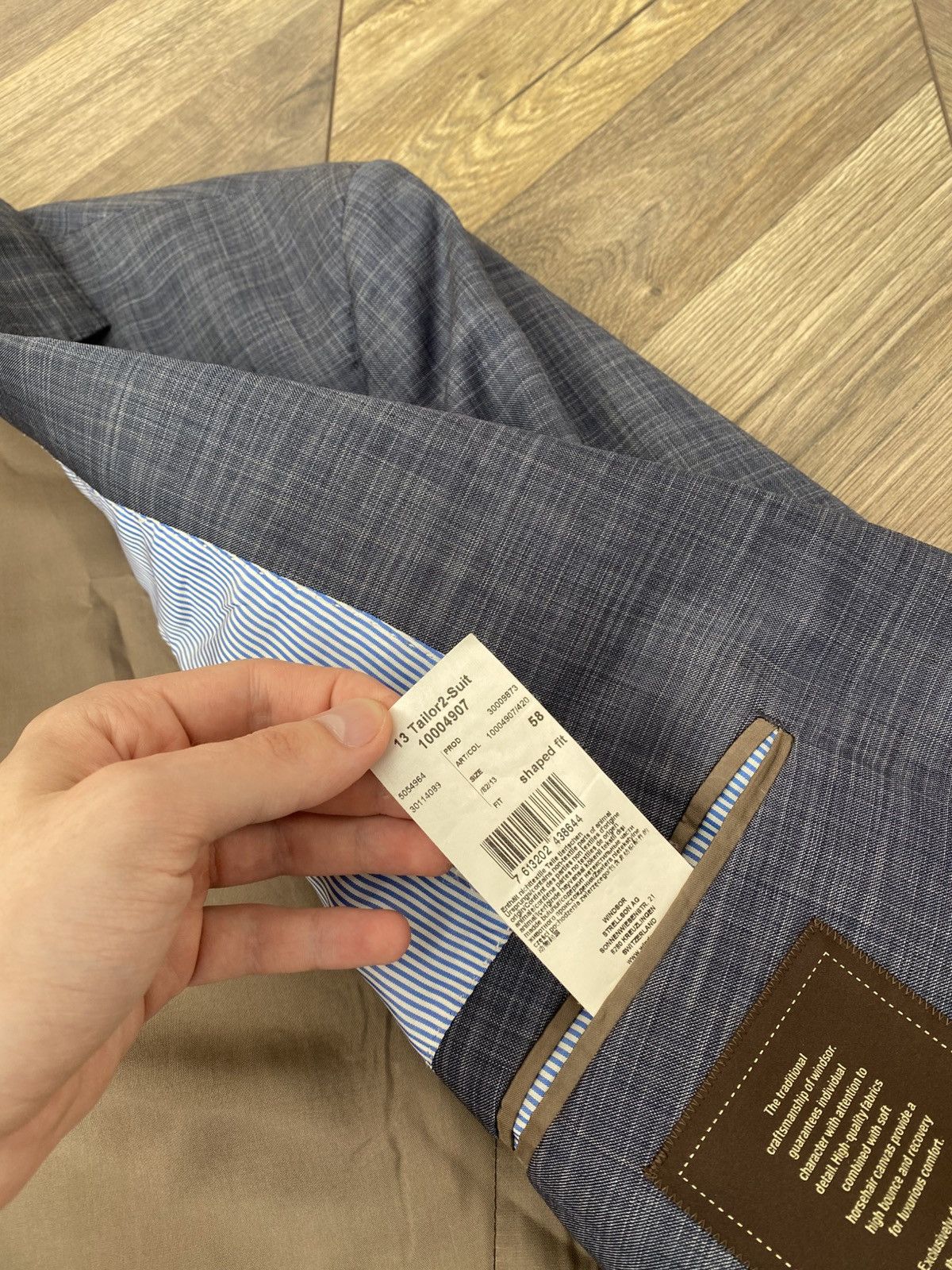 Other Vintage Windsor old money style suit Size 54R - 9 Thumbnail