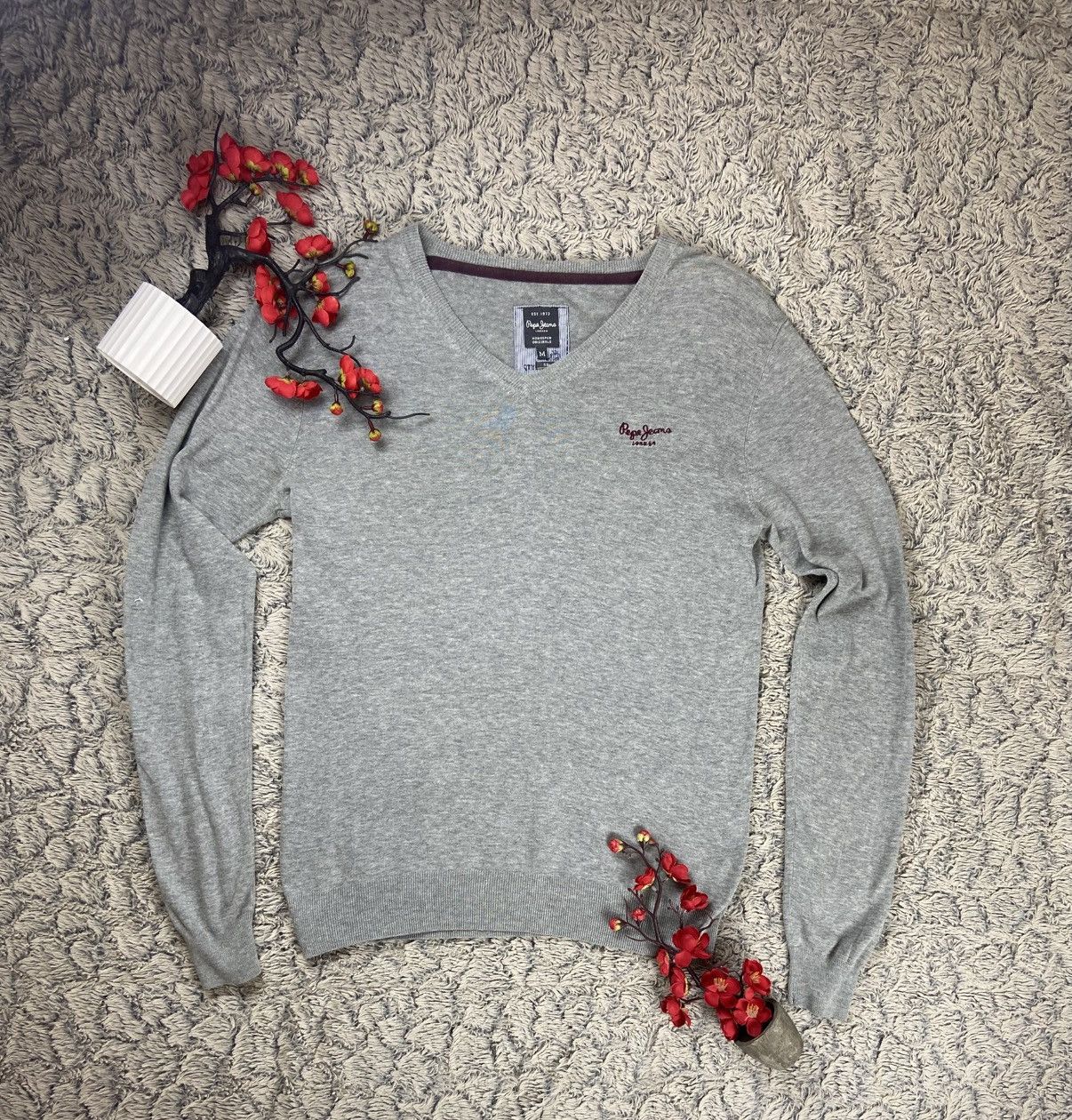 Pepe Jeans × Vintage Pepe Jeans London Slim Fit Sweater Size M Size US M / EU 48-50 / 2 - 1 Thumbnail