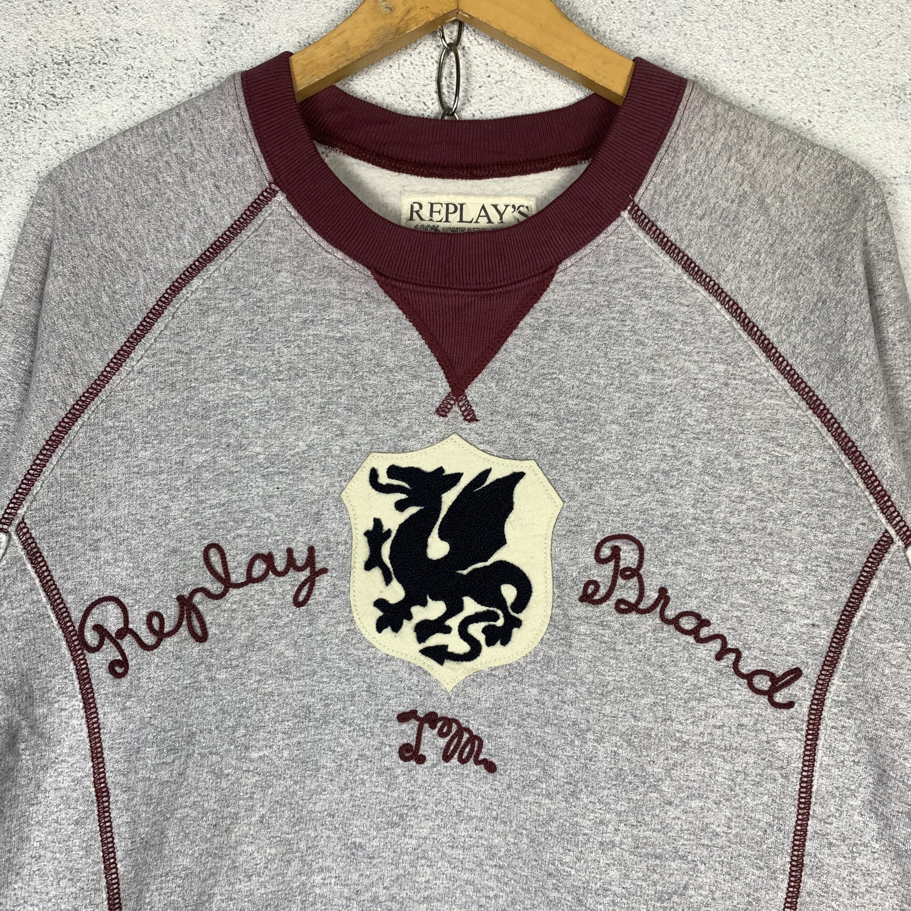 Replay Replay's Sweatshirt Crewneck Loopwheeled Size US S / EU 44-46 / 1 - 2 Thumbnail