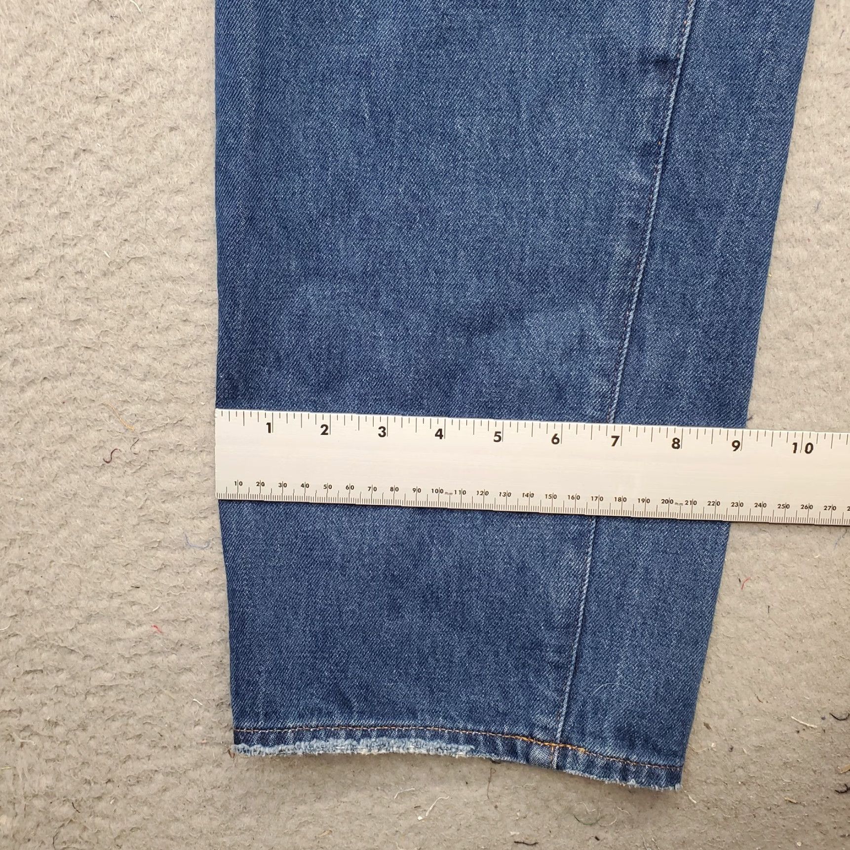Madewell Madewell Baggy Straight-Leg Jeans Mens Size 29 Blue Denim Relaxed Fit Low Waist Shirt? Size US 29 - 5 Thumbnail