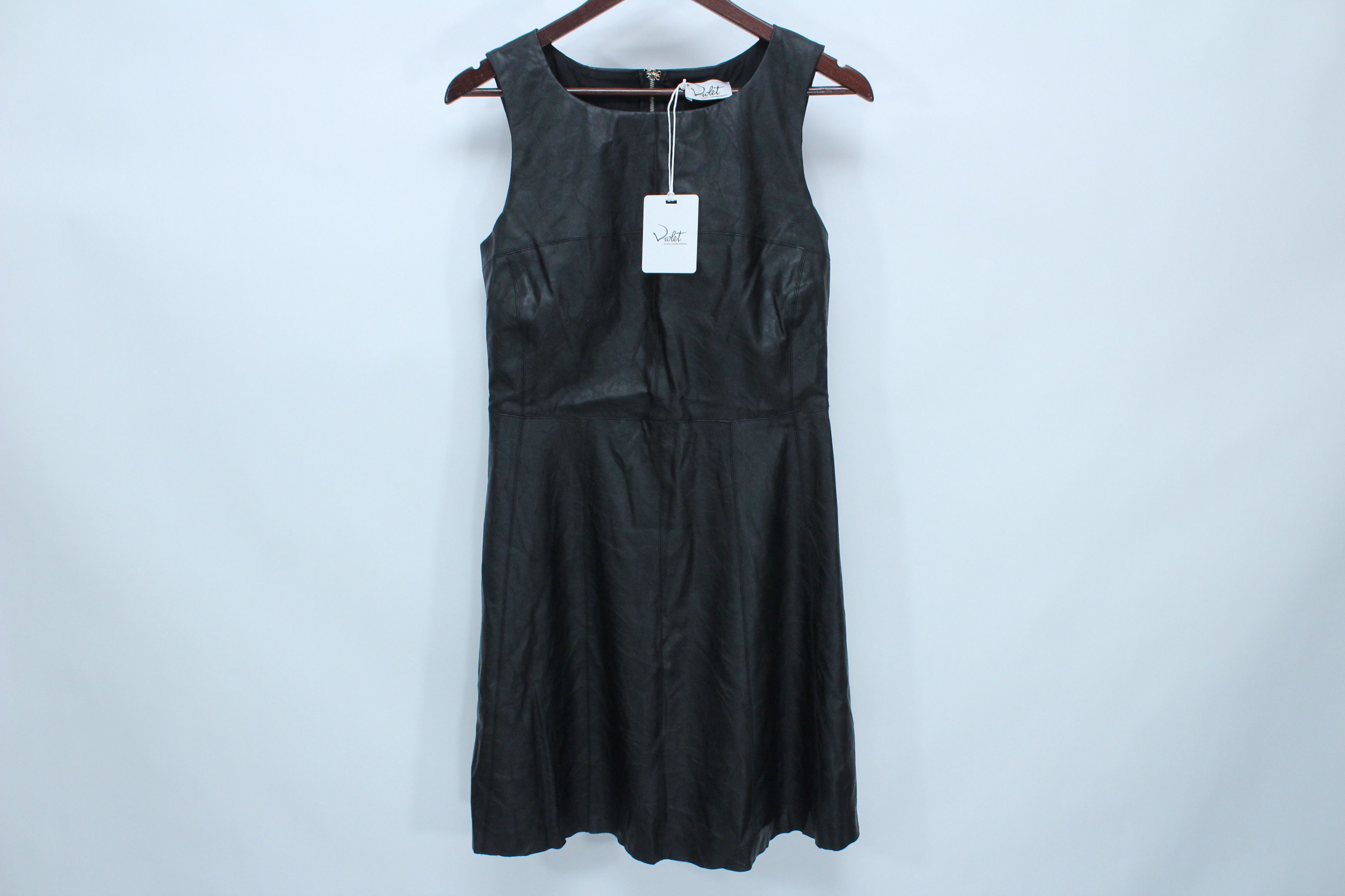 Atos Lombardini Violet Dress Womens Size 42 Made In Italy