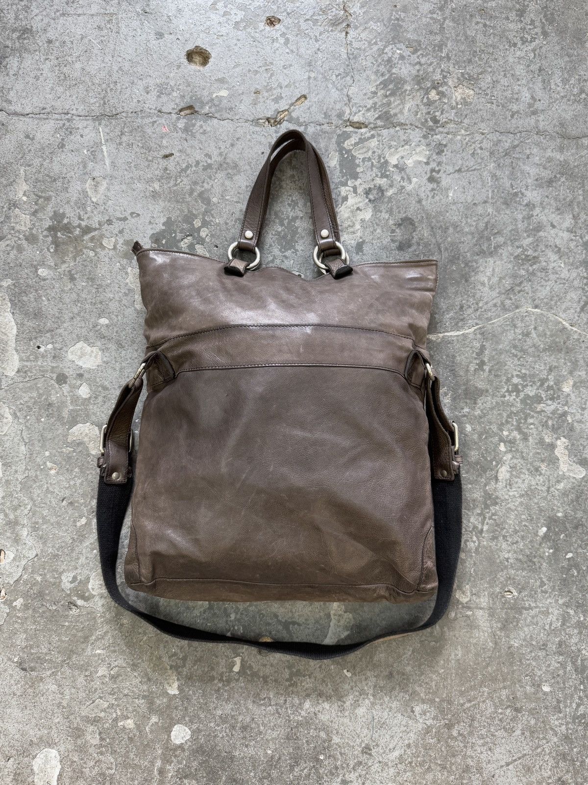 Japanese Brand Vintage y2k Archive Bag Real Leather Size ONE SIZE - 5 Thumbnail