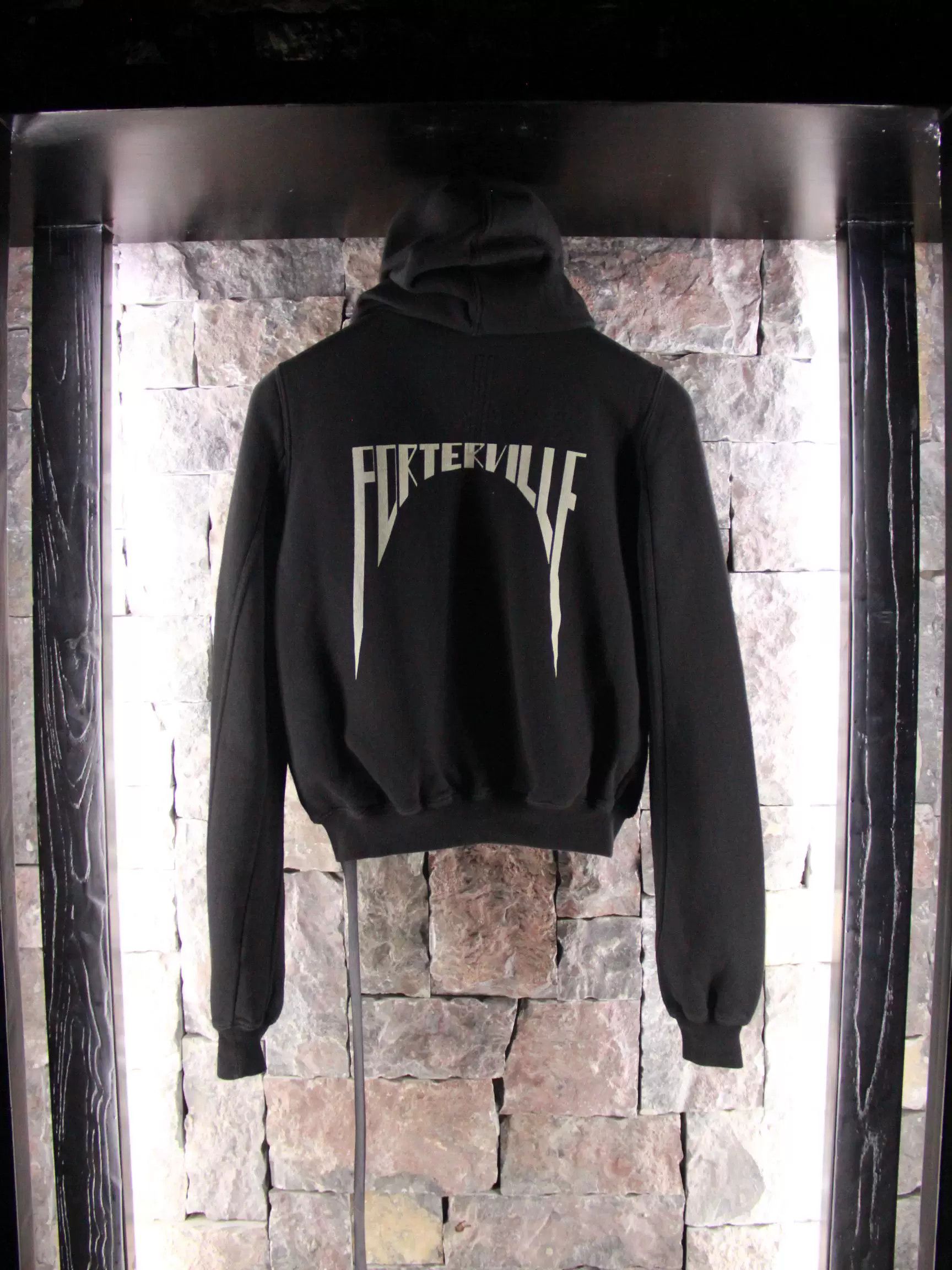Rick Owens Rick Owens Black Hoodie Men m Size US M / EU 48-50 / 2 - 1 Thumbnail