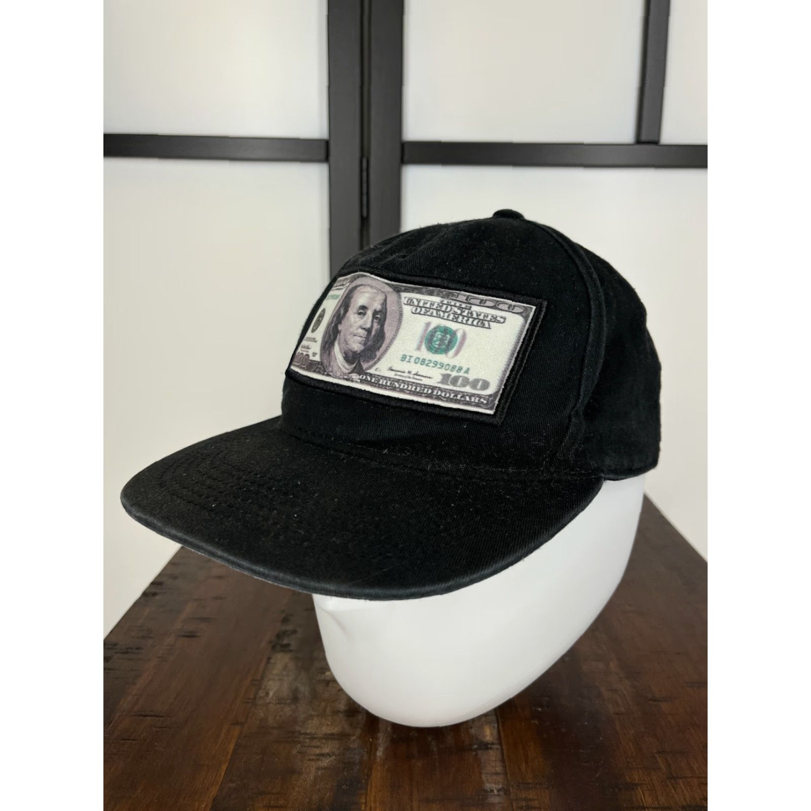 Vintage ACE Cap Inc Hat Cap Snap Back Adult One Size Black 100% Cotton Money Outdoor Size ONE SIZE - 4 Thumbnail