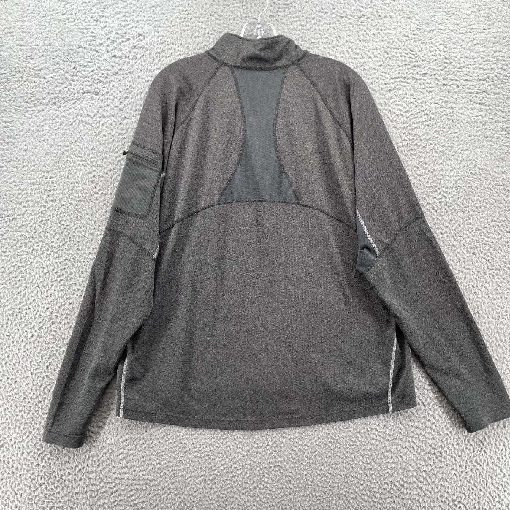 Mountain Hardwear REI 1/4 Zip Pullover Sweatshirt Mountain Hardwear Mens XXL Gray Gorpcore Training Performance Run Size US XL / EU 56 / 4 - 5 Thumbnail