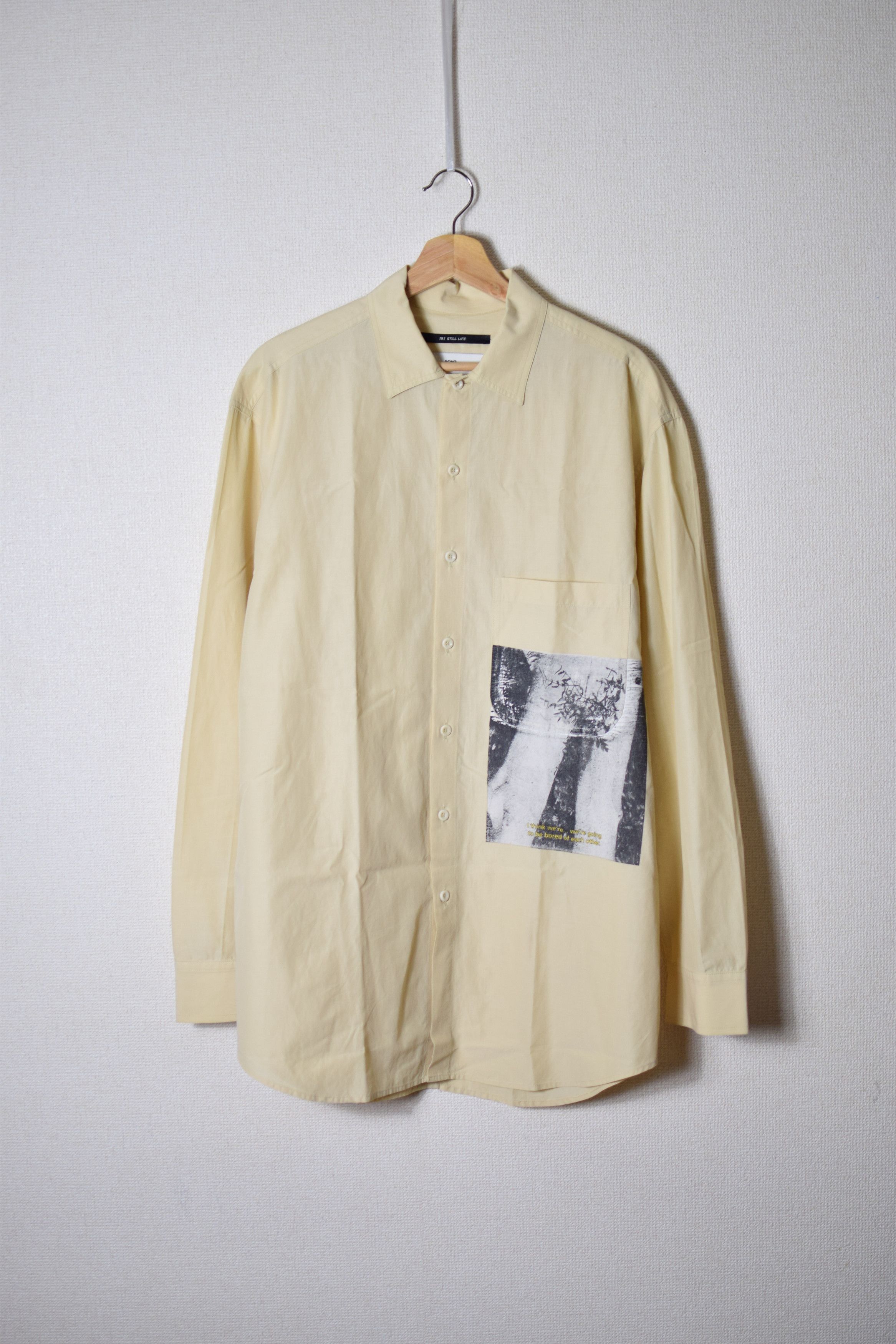 Song For The Mute SftM 19.1 Still Life Shirt - MSH058P_POPLNBNE Size US M / EU 48-50 / 2 - 2 Thumbnail