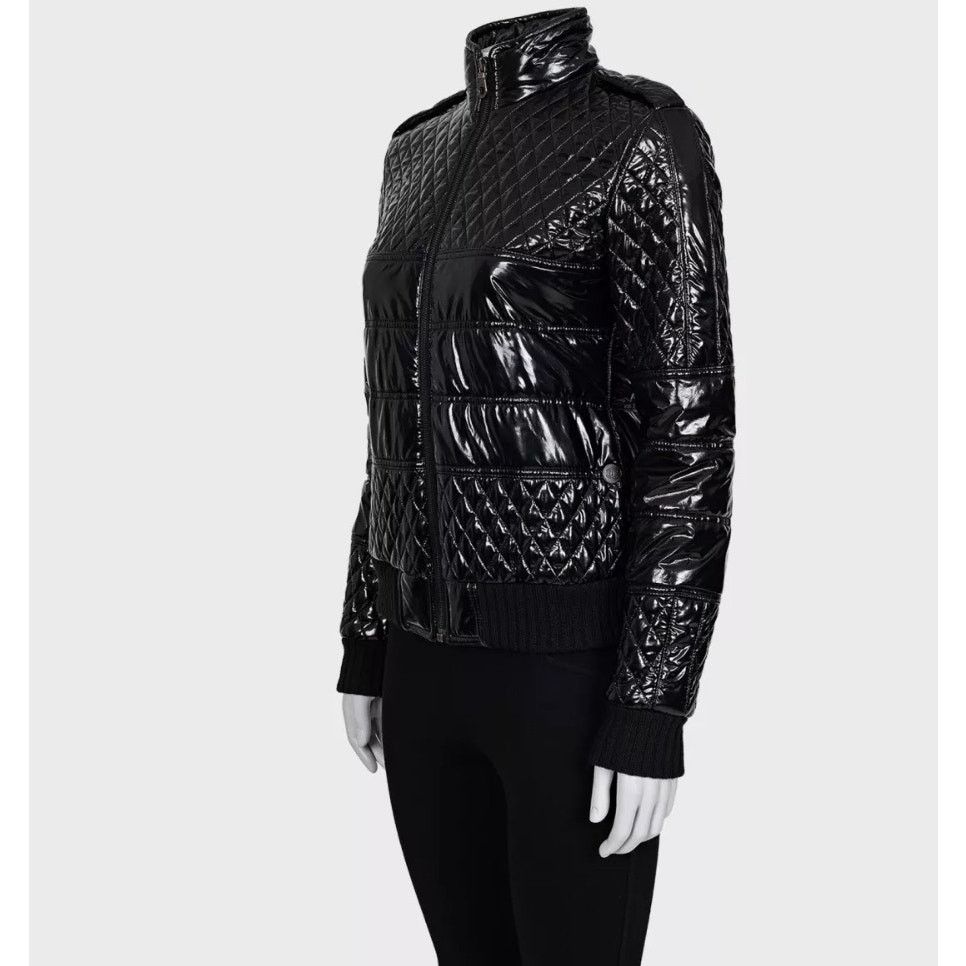 Chanel Chanel Fall 2011 Black Polyurethane Fitted Jacket FR40 Size M / US 6-8 / IT 42-44 - 2 Thumbnail