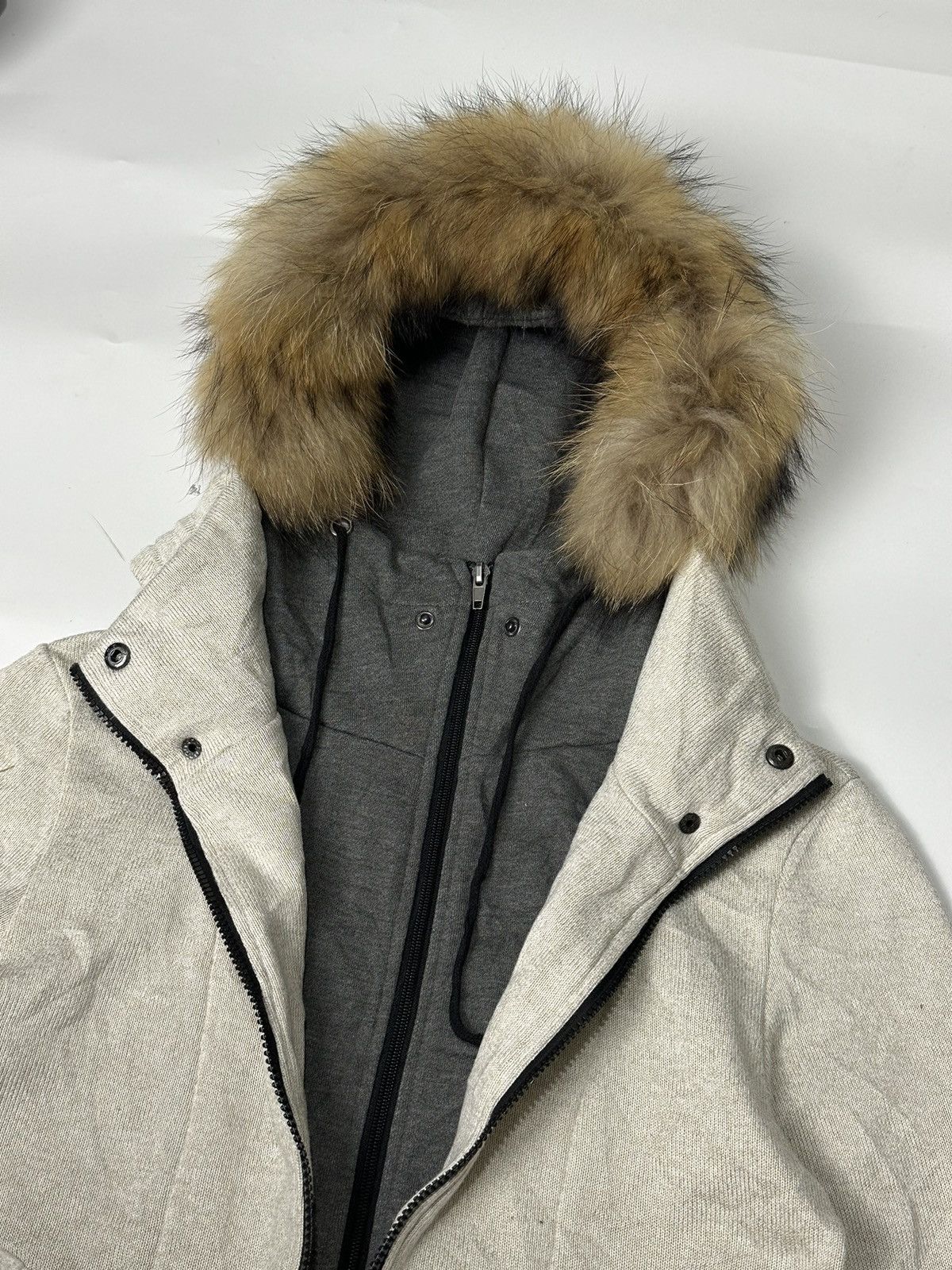 Tornado Mart Fur Hoodie Double Layer Zipper Powertothepeople lgb styled Size US M / EU 48-50 / 2 - 4 Thumbnail