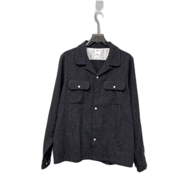 Visvim visvim black wool long sleeve shirt Size US L / EU 52-54 / 3 - 1 Thumbnail