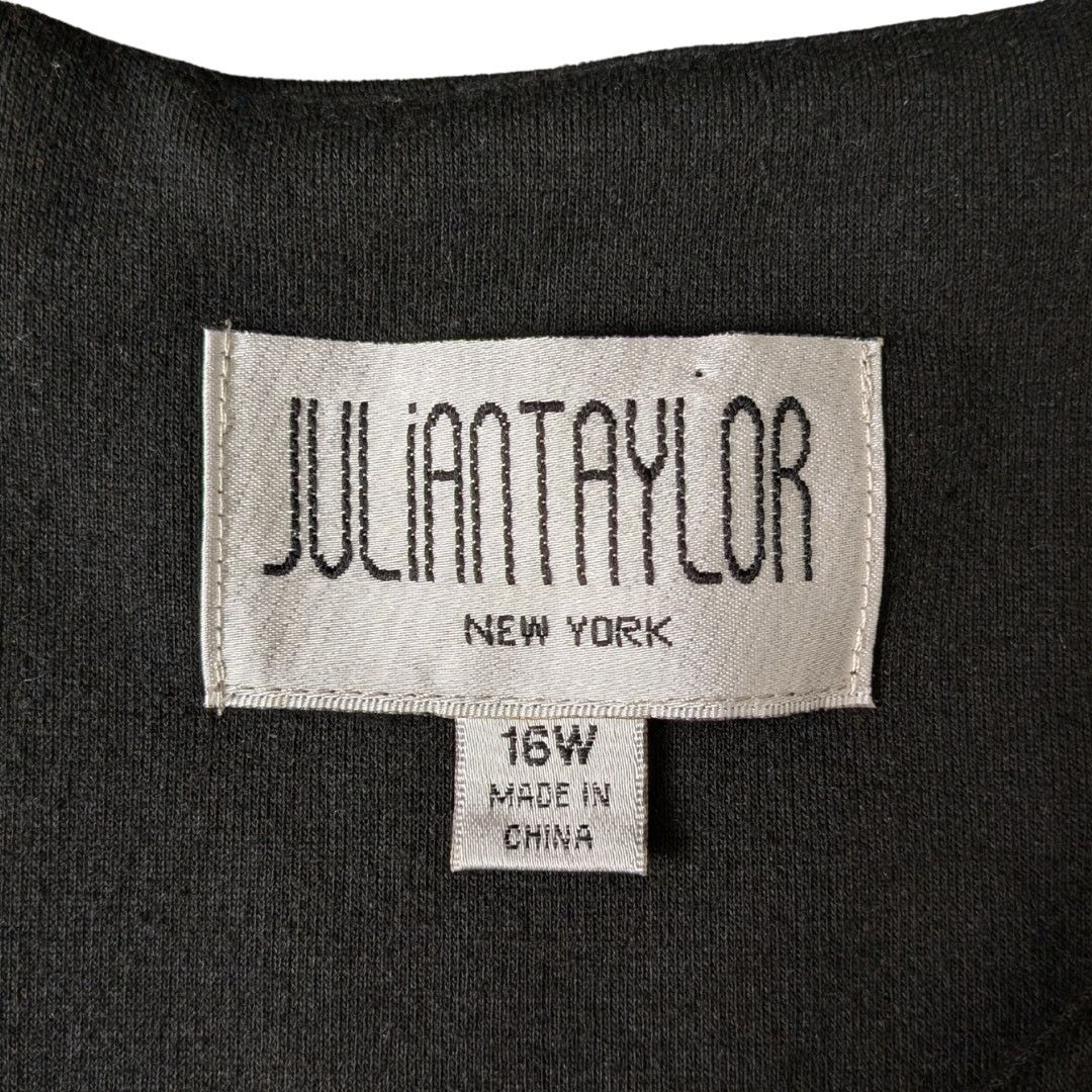 Vintage Vintage Julian Taylor Plus Size Cocktail Dress w/ Back Slit Size XXL / US 16-18 / IT 52-54 - 3 Thumbnail