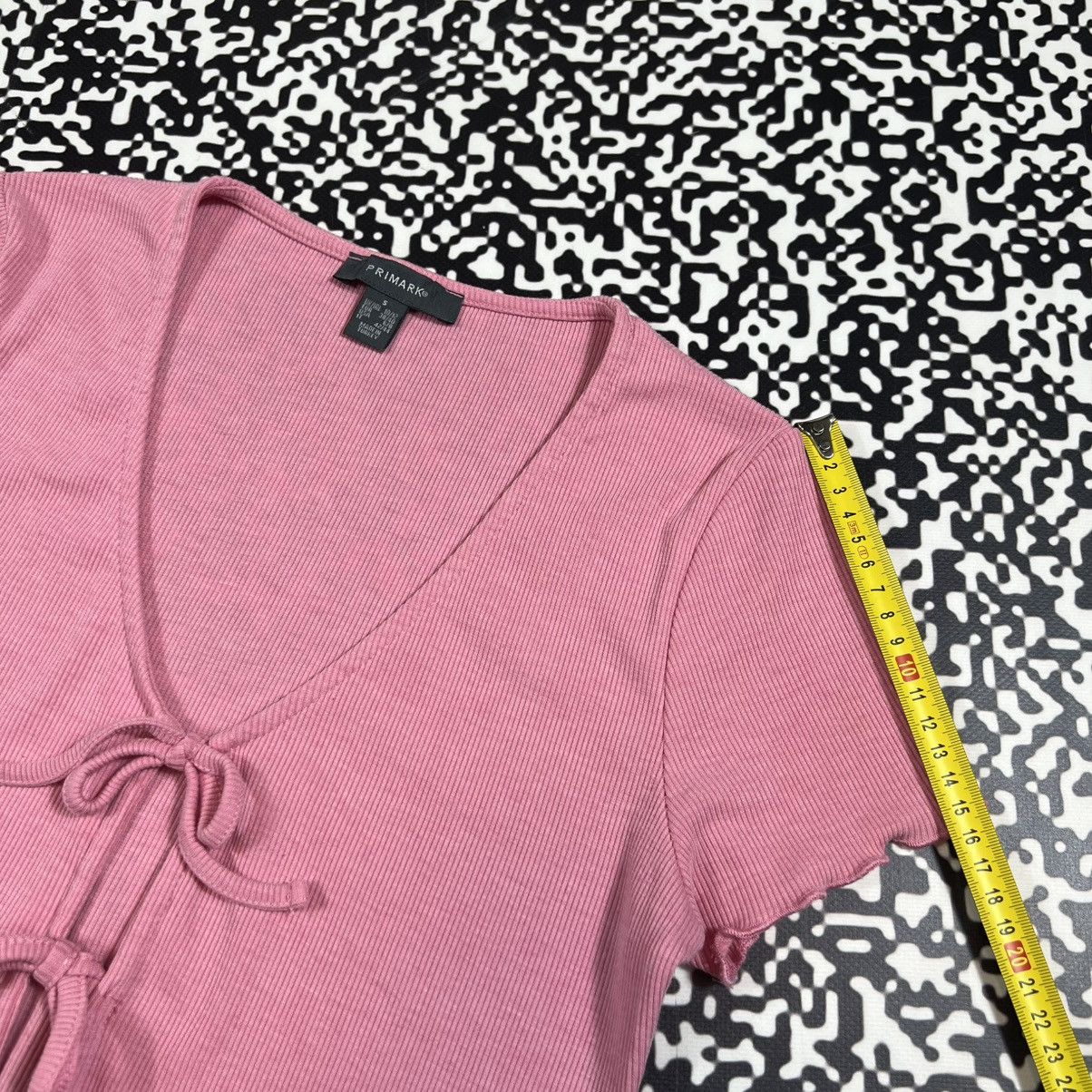 Vintage Vintage Y2K Japanese Style Stripe Cripped Sexy T-shirt Size S / US 4 / IT 40 - 9 Thumbnail