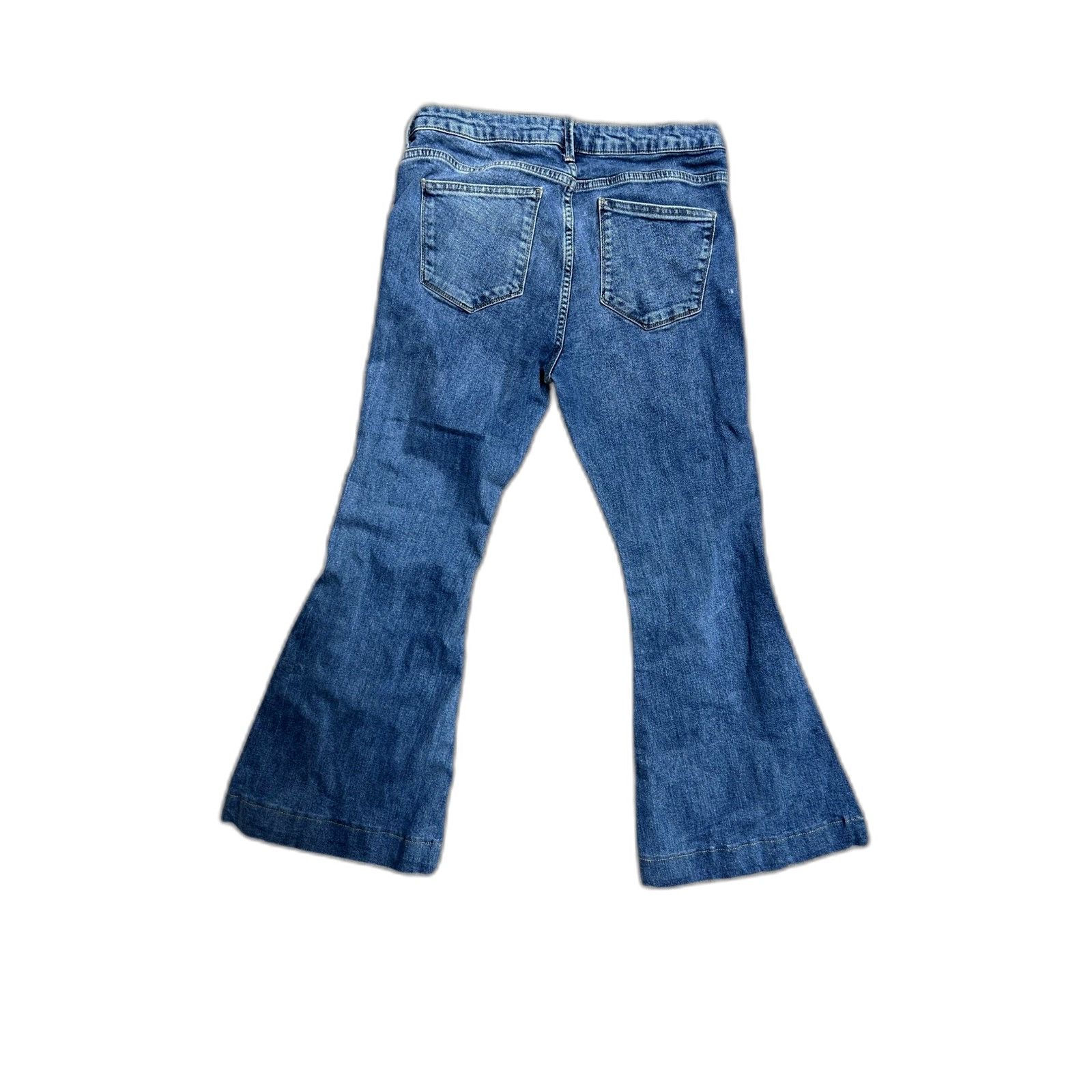 Free People Free People Flare Denim Jeans Retro Colorblock Bootcut Women Size US 30 / EU 46 - 6 Thumbnail