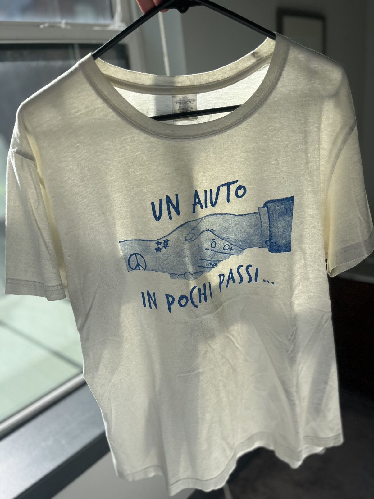 Vintage Vintage Foreign White Tee Size US M / EU 48-50 / 2 - 3 Thumbnail