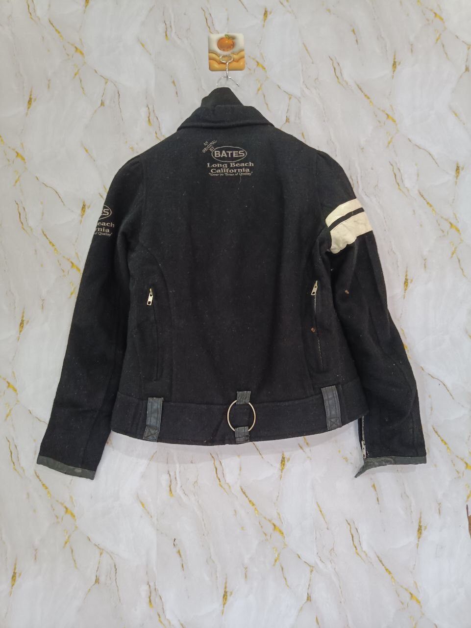 Bates Hats BATES LONG BEACH RACING BIKERS JACKET Size US S / EU 44-46 / 1 - 2 Thumbnail