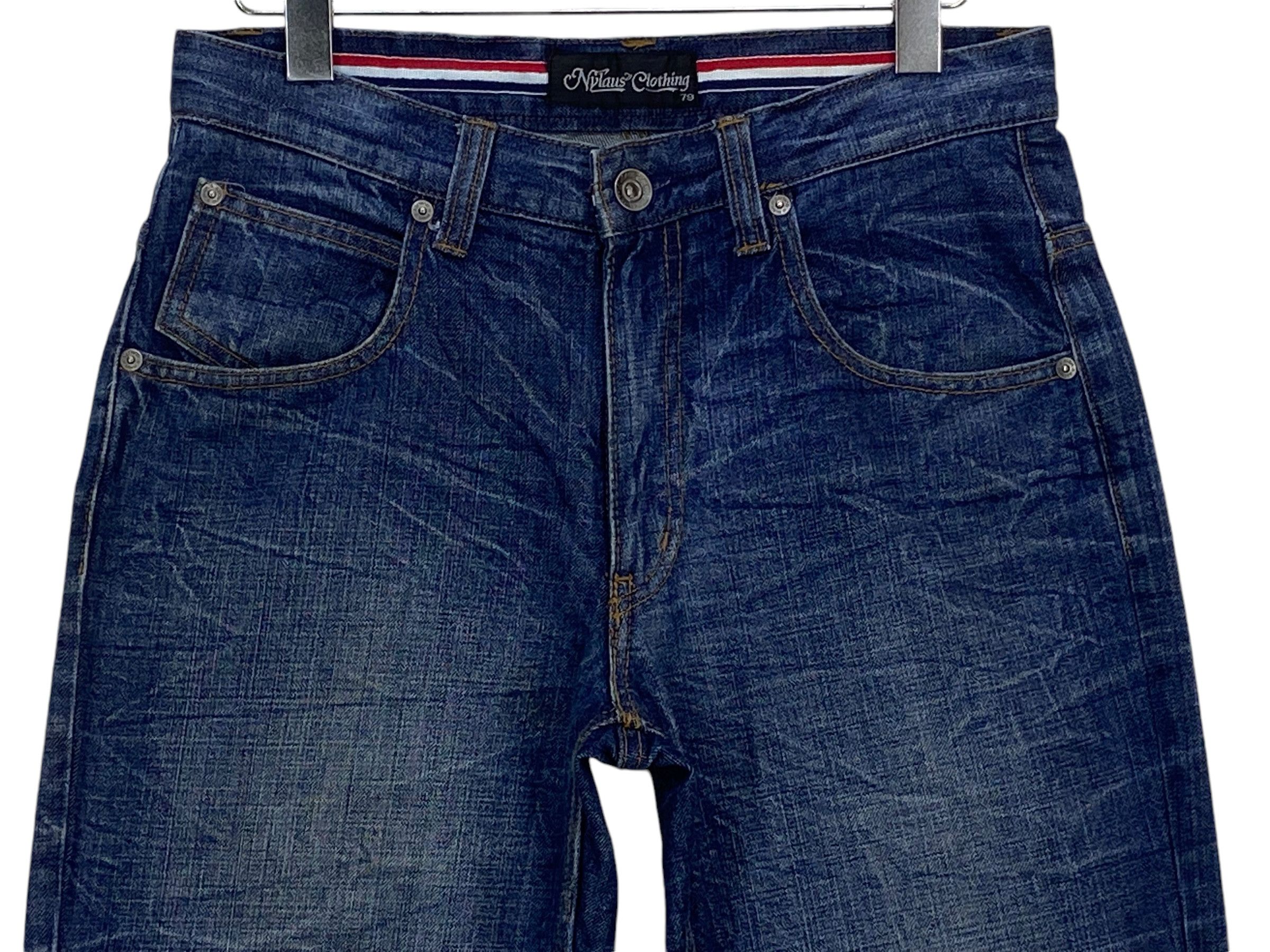 Japanese Brand Nylaus Jeans Double Waist Jeans Japanese Jeans Size US 31 - 3 Thumbnail