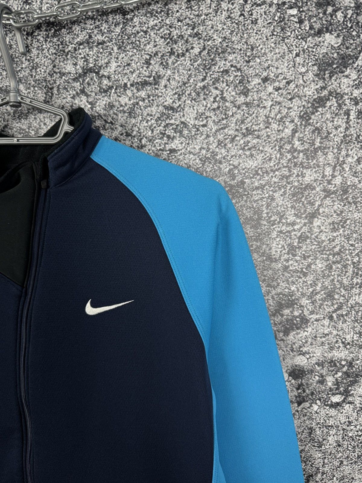 Nike Men’s Nike Fit Therma Cycling Full Zip Jacket Vintage Size L Size US L / EU 52-54 / 3 - 2 Thumbnail