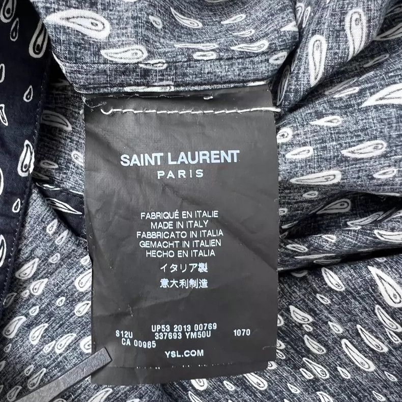 Saint Laurent Paris Saint Laurent size 38 13fw raindrop shirt of the first yea Size US M / EU 48-50 / 2 - 4 Thumbnail