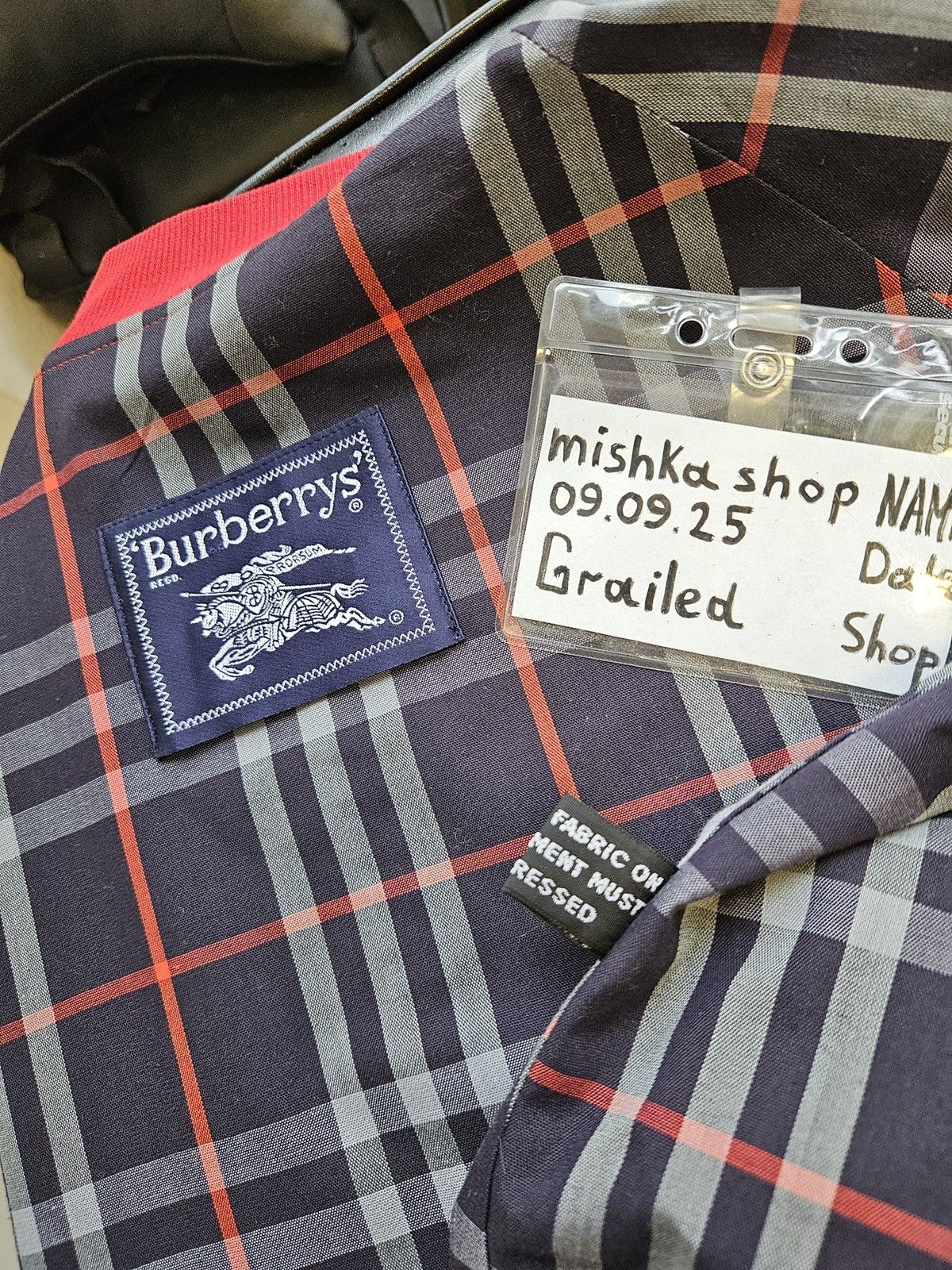 Burberry Bomber Burberrys’— Designer Burberry vintage Size US M / EU 48-50 / 2 - 13 Thumbnail