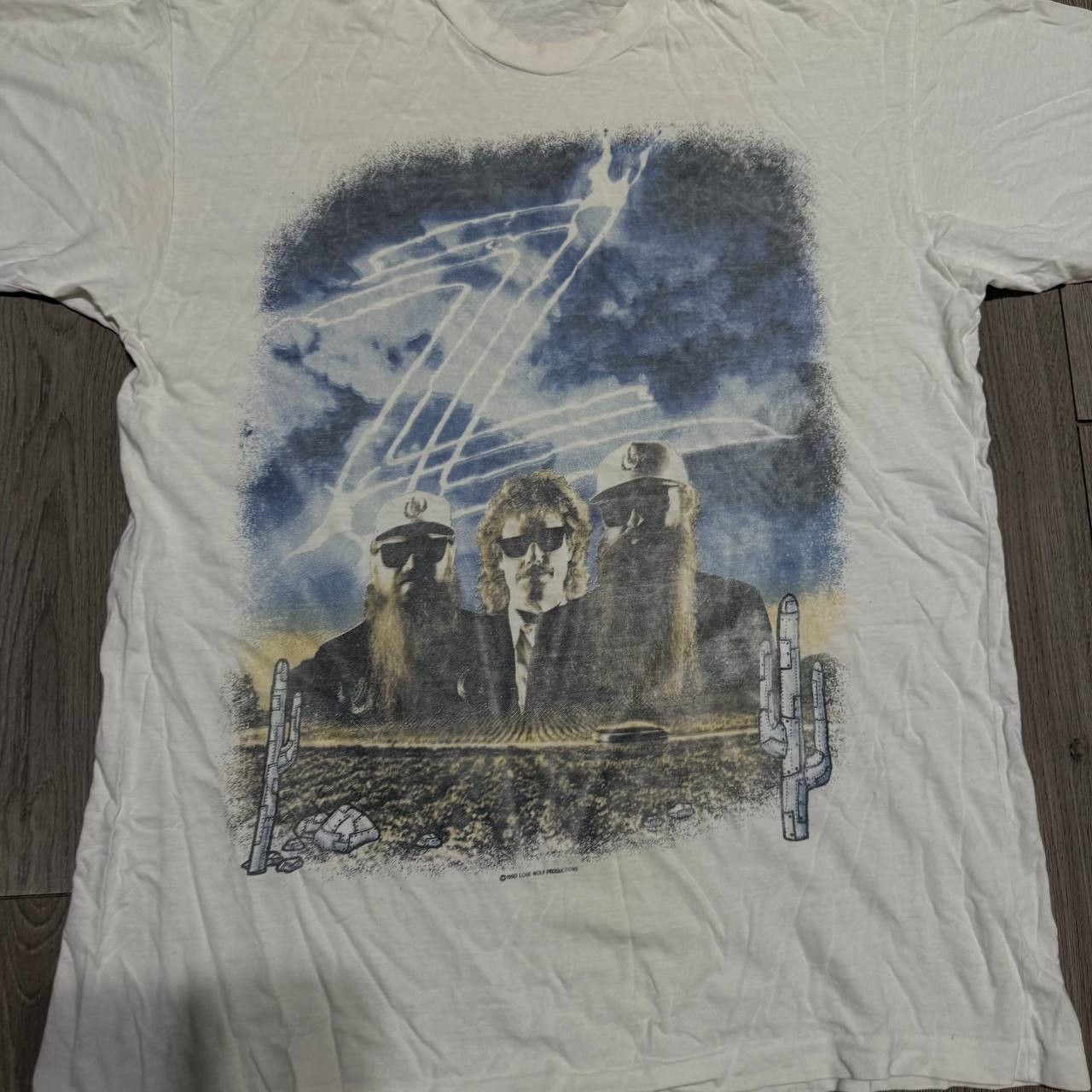 Other VTG 90s ZZ Top 1991 Recycled Concert Band Tour T-Shirt Size US XL / EU 56 / 4 - 3 Thumbnail