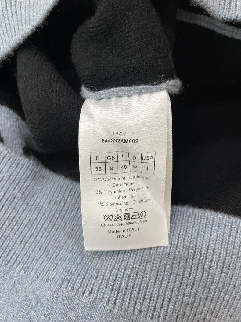 Dior Dior Blue long hooded 8-letter logo cashmere sweater Size XS / US 0-2 / IT 36-38 - 5 Thumbnail