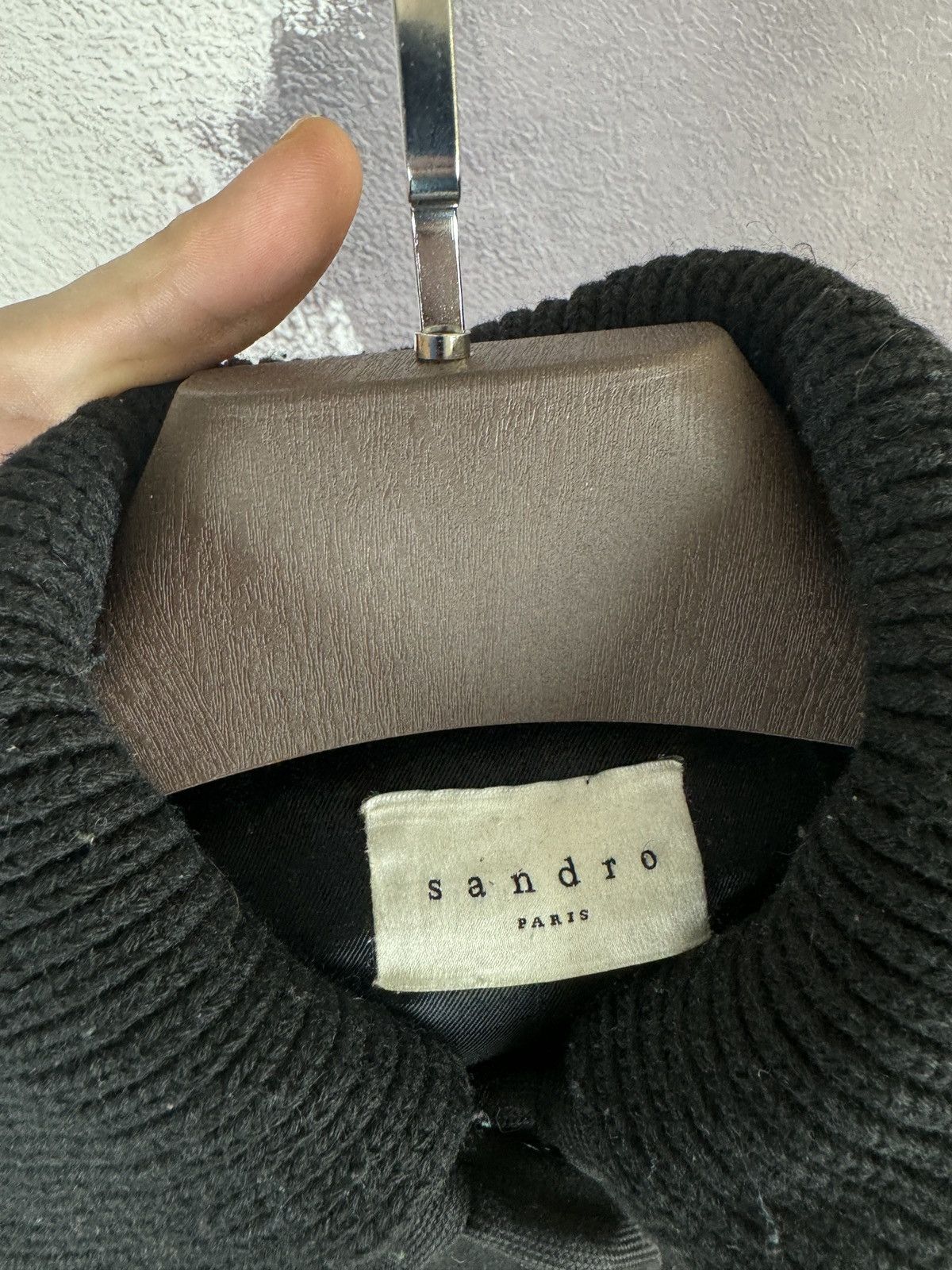 Sandro Sandro Mid-length Coat Wool Cashmere Size 36 / S Size XS / US 0-2 / IT 36-38 - 8 Thumbnail