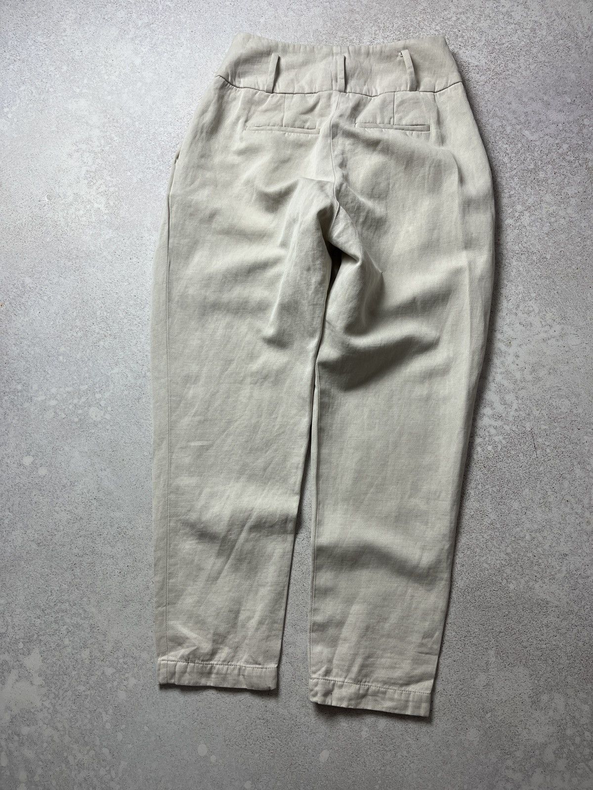 Iro Iro Women's Yila Cotton-Linen Tapered High-Rise Pants Size 26" / US 2 / IT 38 - 4 Thumbnail