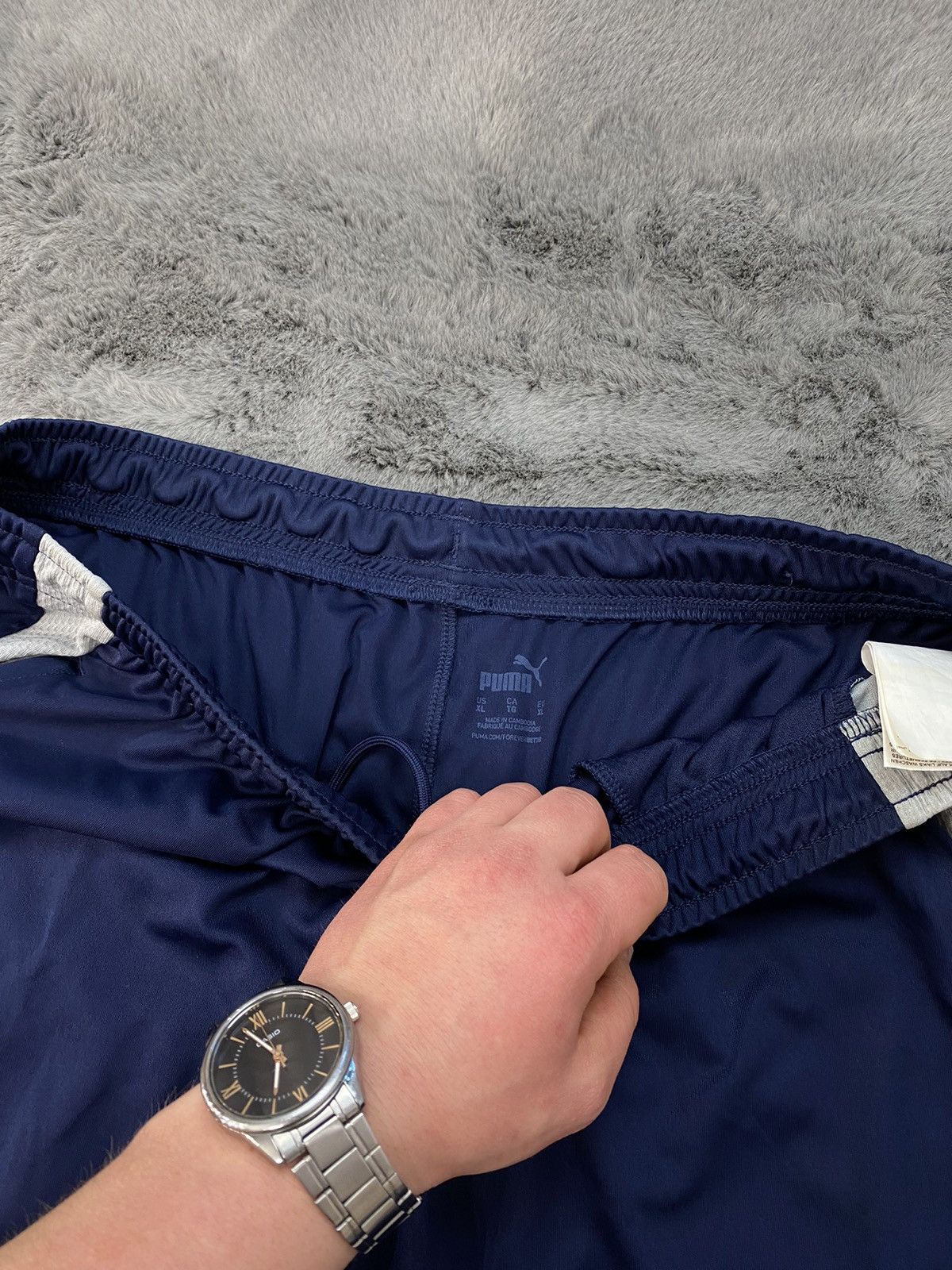 Puma × Vintage Puma Blue Manchester City Soccer Shorts , Size Xl 2021 Size US 36 / EU 52 - 8 Thumbnail