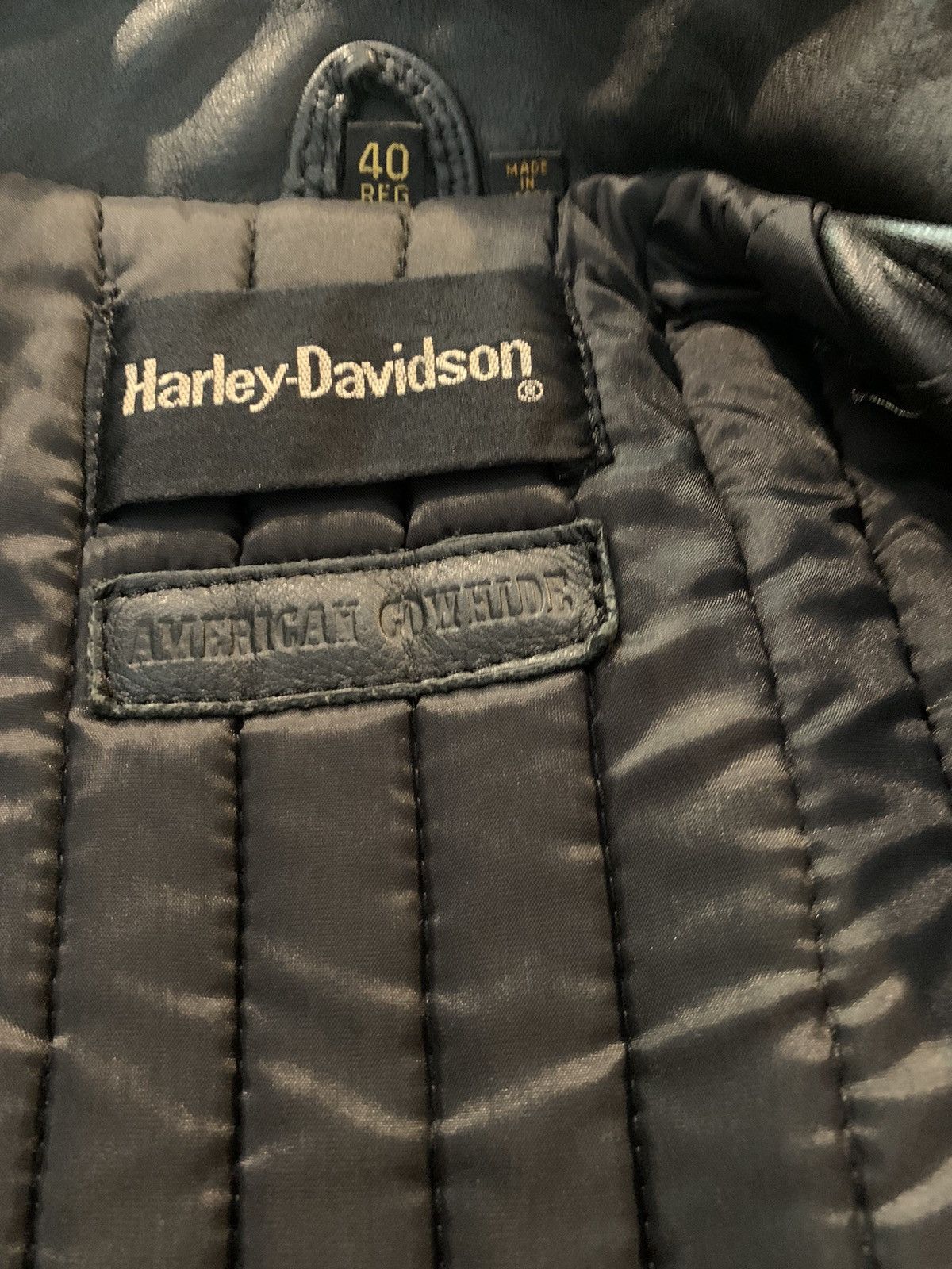 Harley Davidson Vintage 1980s Harley Davidson Leather Jacket Size US M / EU 48-50 / 2 - 7 Thumbnail