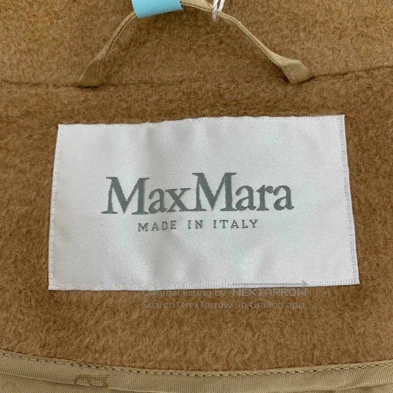 Max Mara Max Mara Brown Camel Hair Collar Long Sleeve Belted Coat Size L / US 10 / IT 46 - 6 Thumbnail