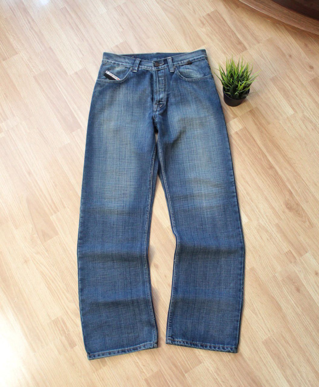 Diesel 🔥 Rare Diesel Washed Faded Denim Y2K Baggy Pants Japan Jeans Size US 32 / EU 48 - 4 Thumbnail