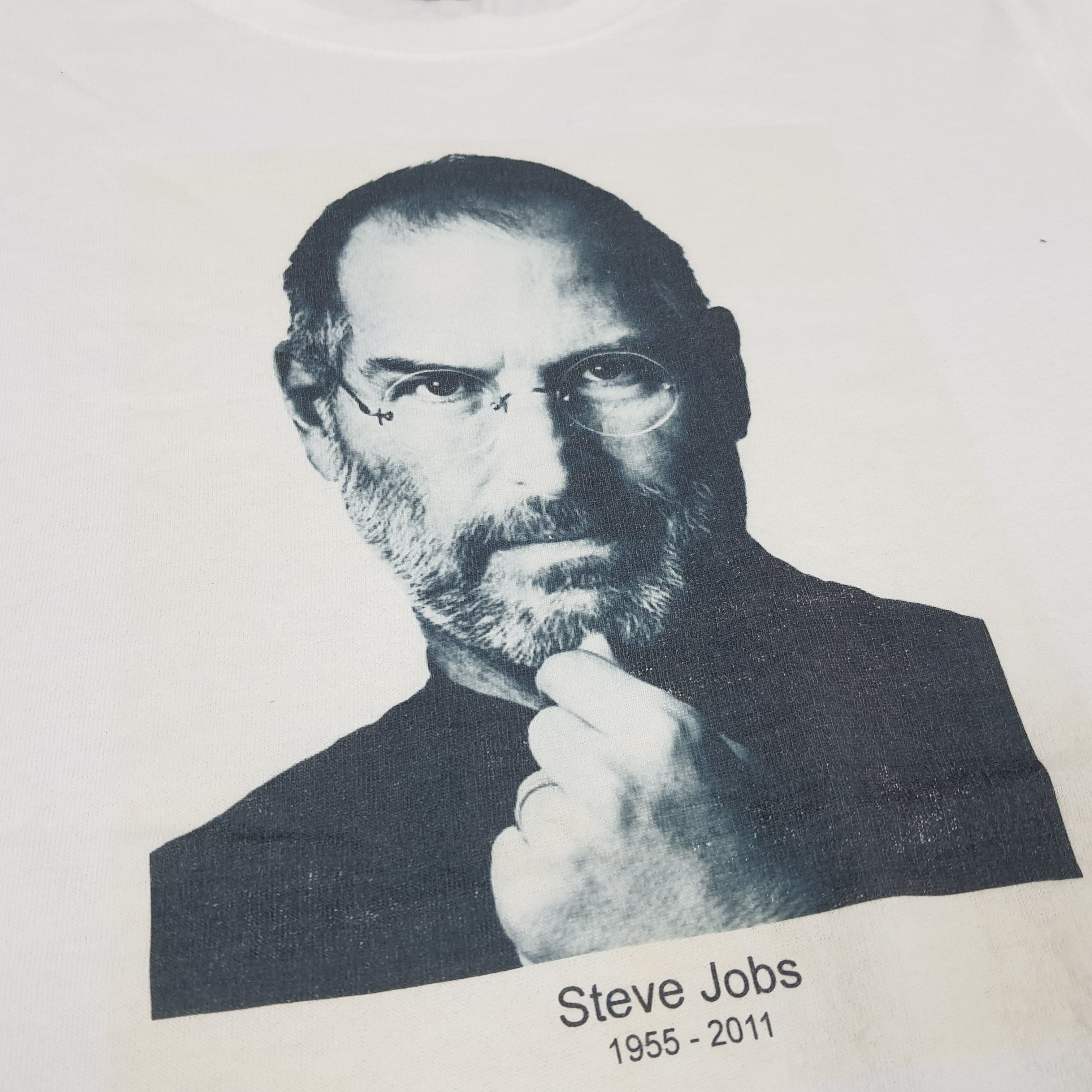 Apple × Vintage Vintage Rest in Peace Steve Jobs Apple Product T-shirt Size US S / EU 44-46 / 1 - 2 Thumbnail