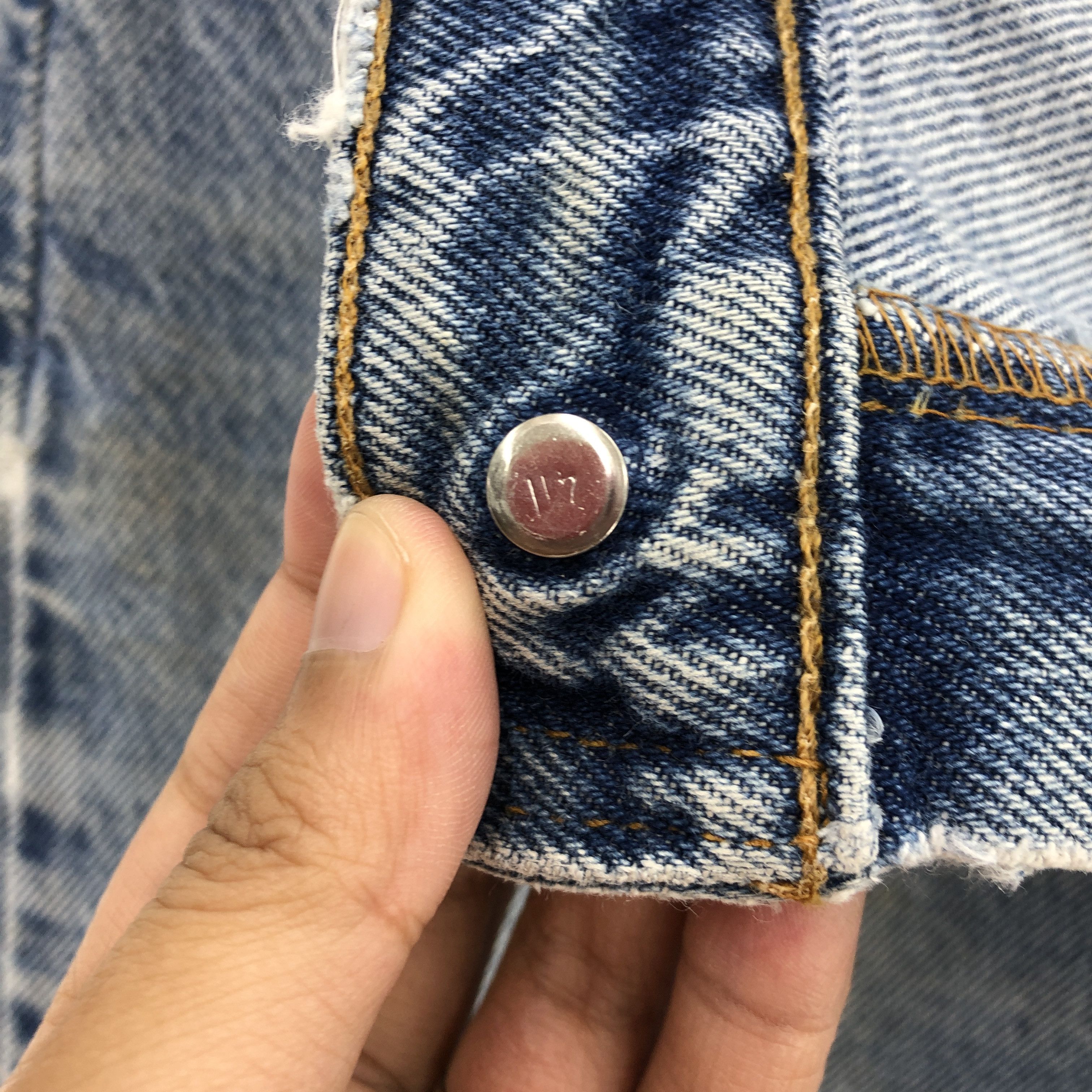 Levi's Vintage Levis Orange Tab Jeans Dirty Levi's Light Wash Denim Size US 36 / EU 52 - 8 Thumbnail