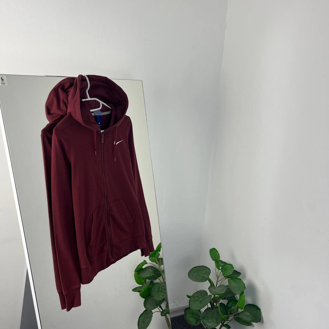 Vintage Y2K Zip Hoodie Nike Vintage Mini Swoosh Baggy Fit Size S / US 4 / IT 40 - 1 Thumbnail
