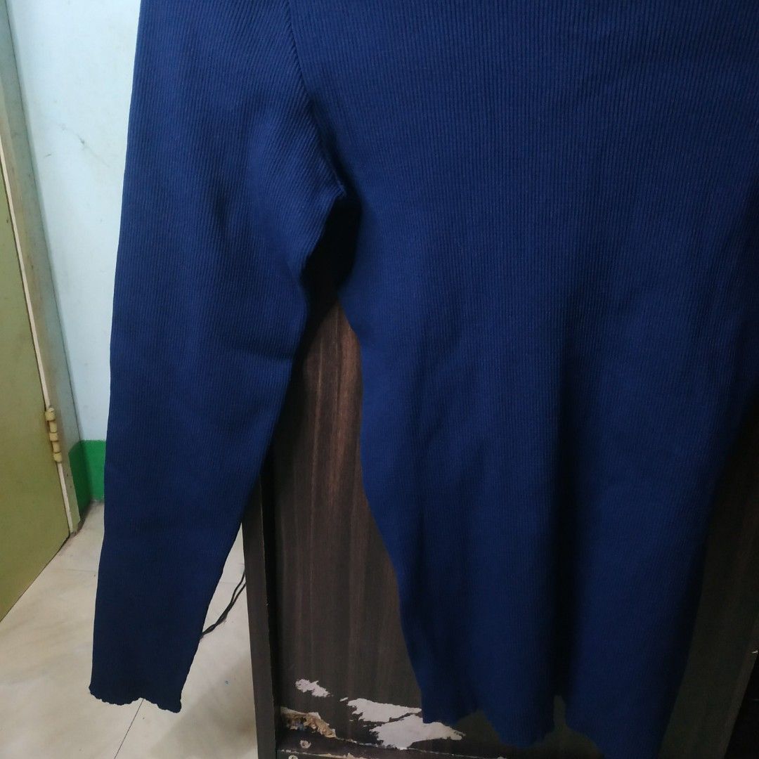 Vintage Jean Paul Gaultier Maille - Plain Longsleeve Turtleneck Size XL / US 12-14 / IT 48-50 - 7 Thumbnail