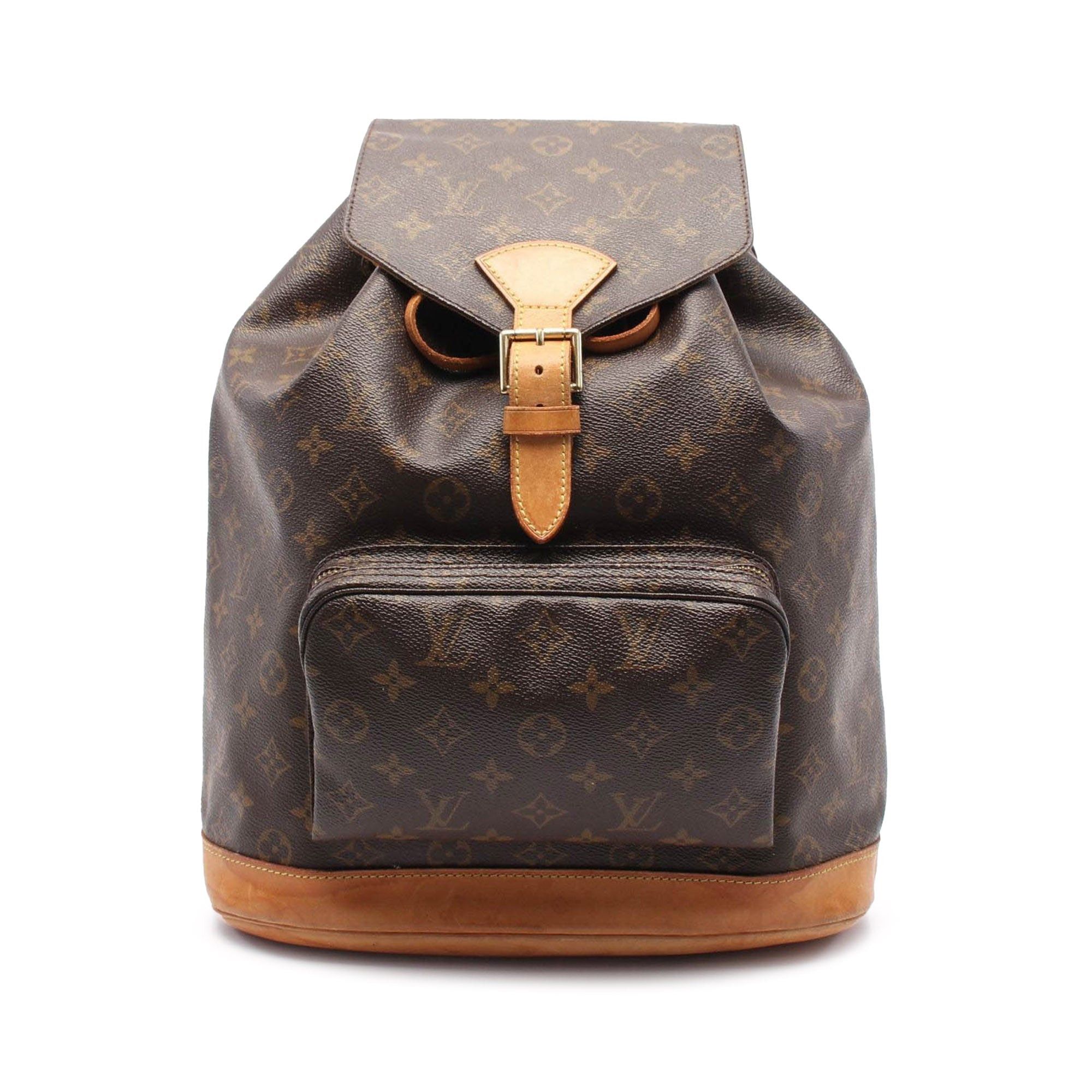 Louis Vuitton Louis Vuitton Monogram Montsouris GM Brown Size ONE SIZE - 1 Thumbnail
