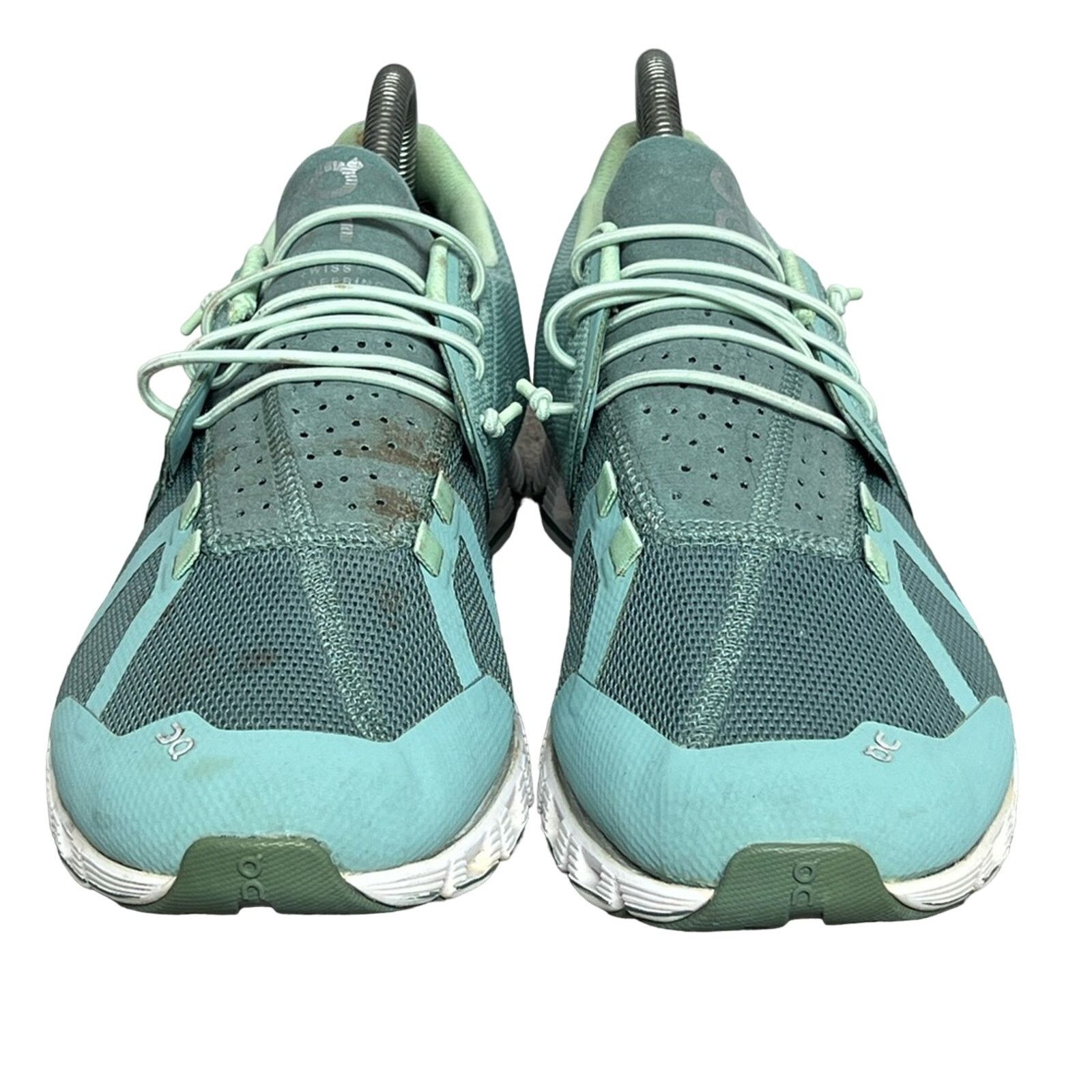 On On Cloud Tide Seafoam Lace Up Running Shoes Sneaker 9.5 Size US 9.5 / IT 39.5 - 3 Thumbnail