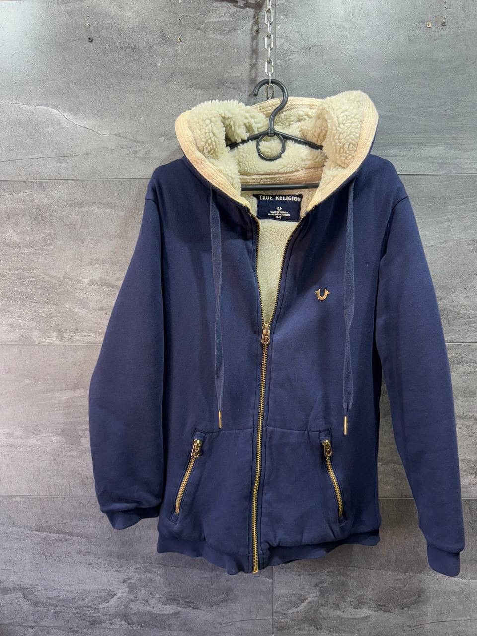True Religion True Religion Fleece Sherpa Zip Hoodie Womens Jacket Size S / US 4 / IT 40 - 2 Thumbnail