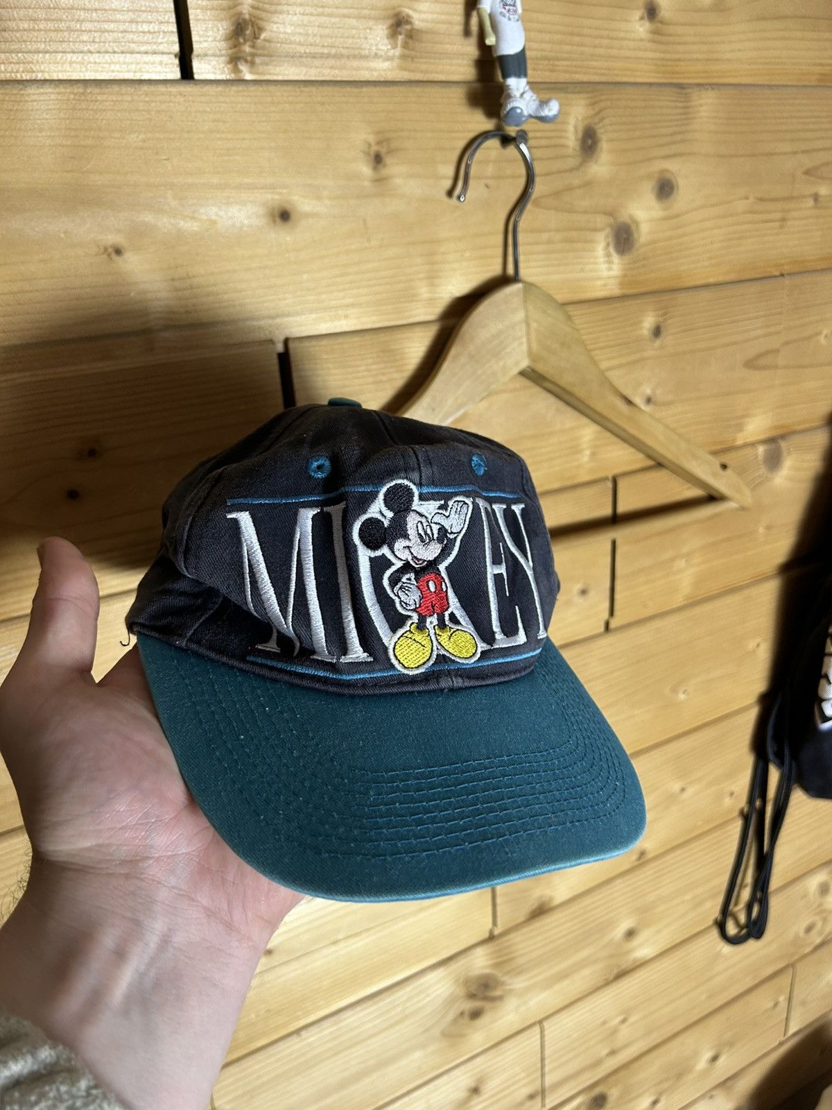 Mickey Mouse Vintage 90s Mickey Mouse faded cap Size 30 - 1 Thumbnail