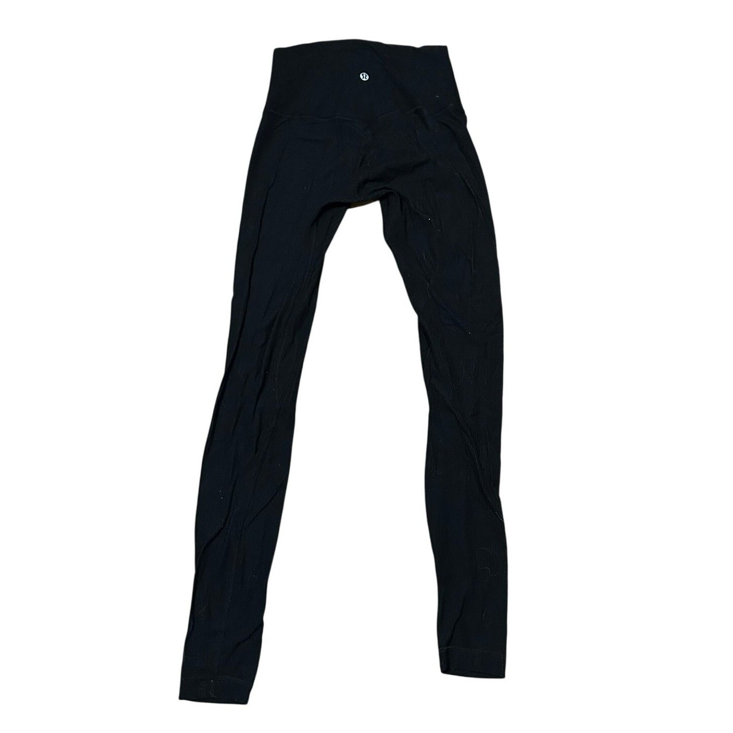 Lululemon Lululemon Black Ribbed Leggings Size 4 Archival Y2K Size 27" / US 4 / IT 40 - 2 Thumbnail