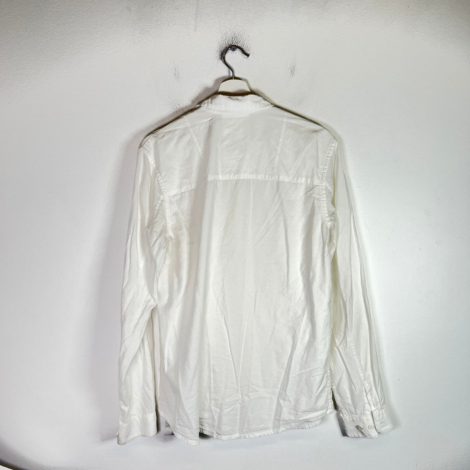 Helmut Lang Helmut Lang White Dress Shirts Size S Size US S / EU 44-46 / 1 - 2 Thumbnail