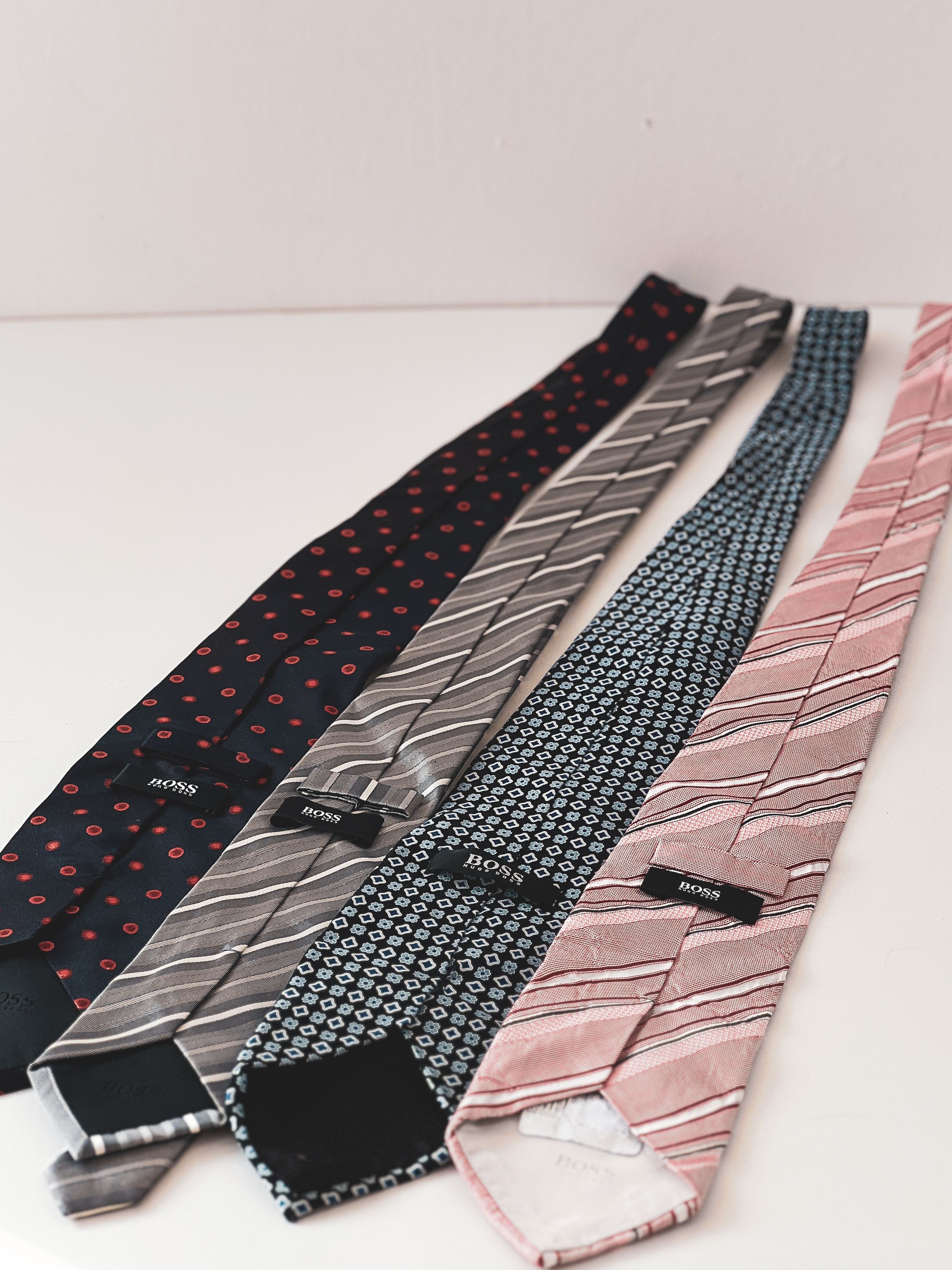 Hugo Boss × Vintage Hugo Boss vintage 4-x cravat Size ONE SIZE - 2 Thumbnail