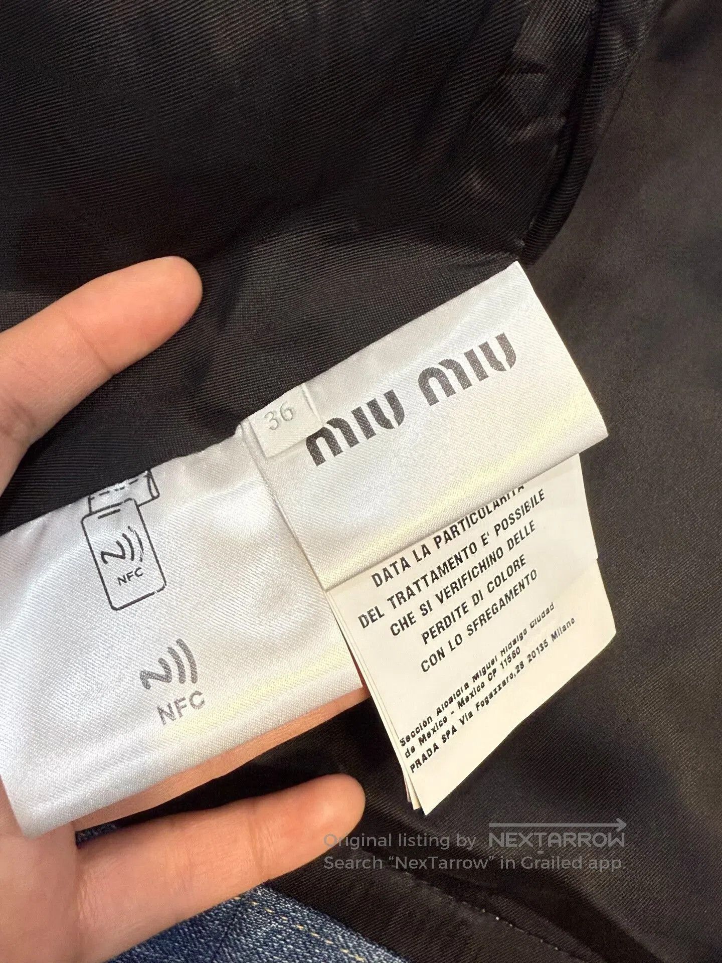 Miu Miu Miu Miu Denim Jacket Size 36. Size XS / US 0-2 / IT 36-38 - 3 Thumbnail