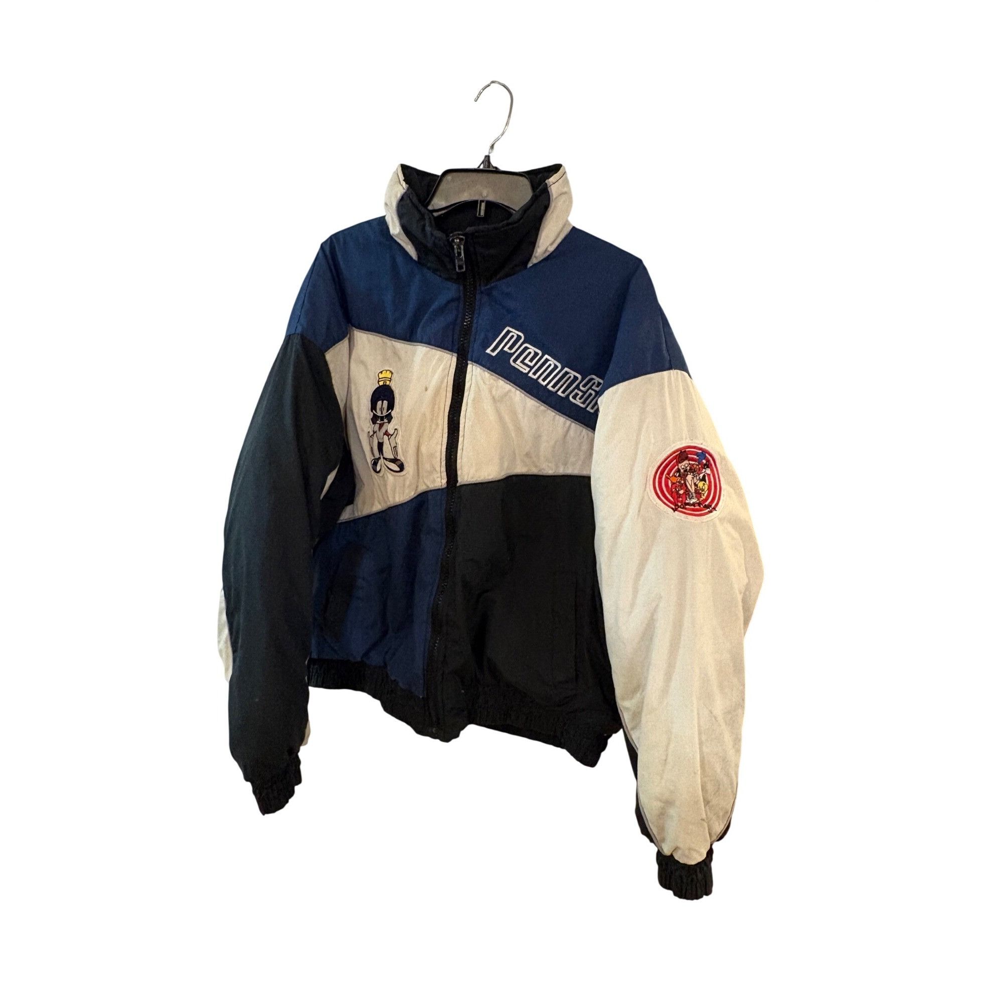 Other Rare Vintage 90’s Penn State Looney Tunes Zip Up Down Jacket Size US XL / EU 56 / 4 - 4 Thumbnail