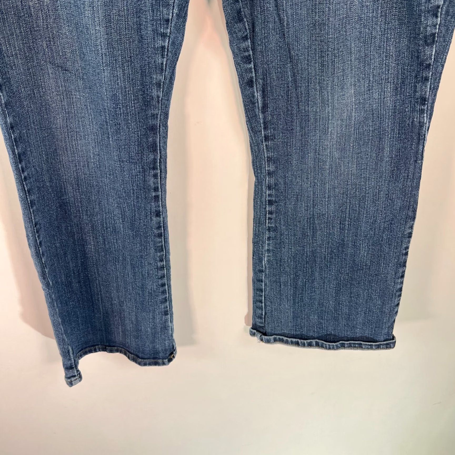 Lee Lee Jeans Main Selling Point: Comfort Waistband Stretch Straight Leg Blue Denim Size 36X30 Mens Size US 36 / EU 52 - 4 Thumbnail