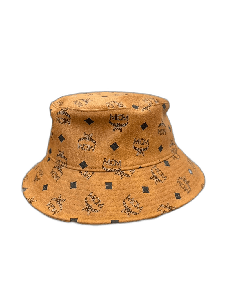 MCM MCM Classic Brown Logo Fisherman Hat Size ONE SIZE - 1 Thumbnail