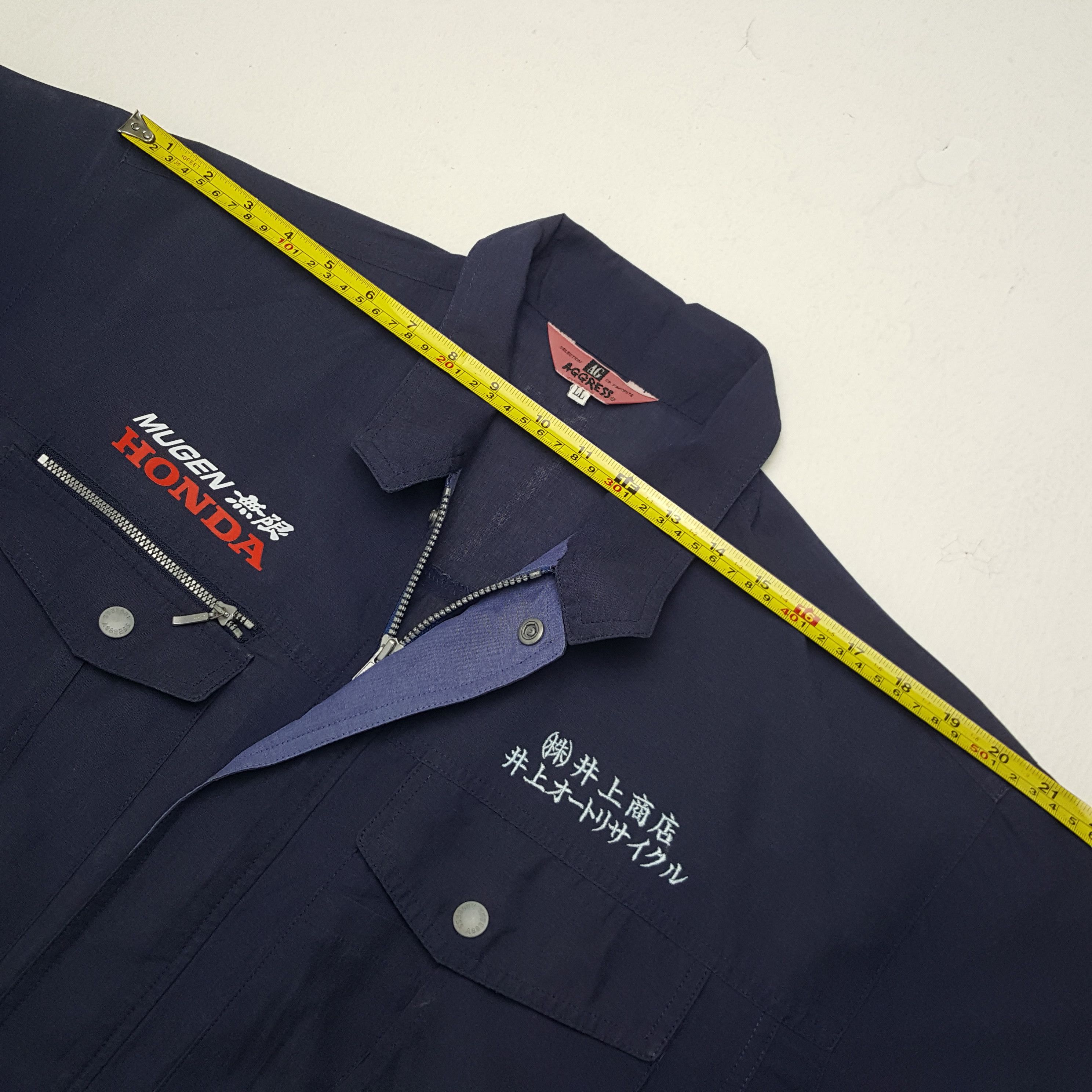Honda × Japanese Brand × Vintage Vintage Mugen Honda Japanese Racing team Custom Art Jacket Size US L / EU 52-54 / 3 - 6 Thumbnail